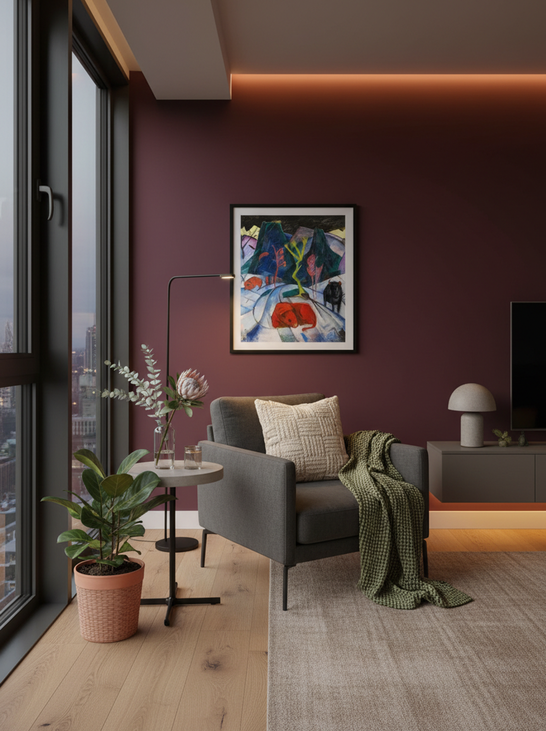 Bison in Winter (Red Bison) - Franz Marc - Lifestyle