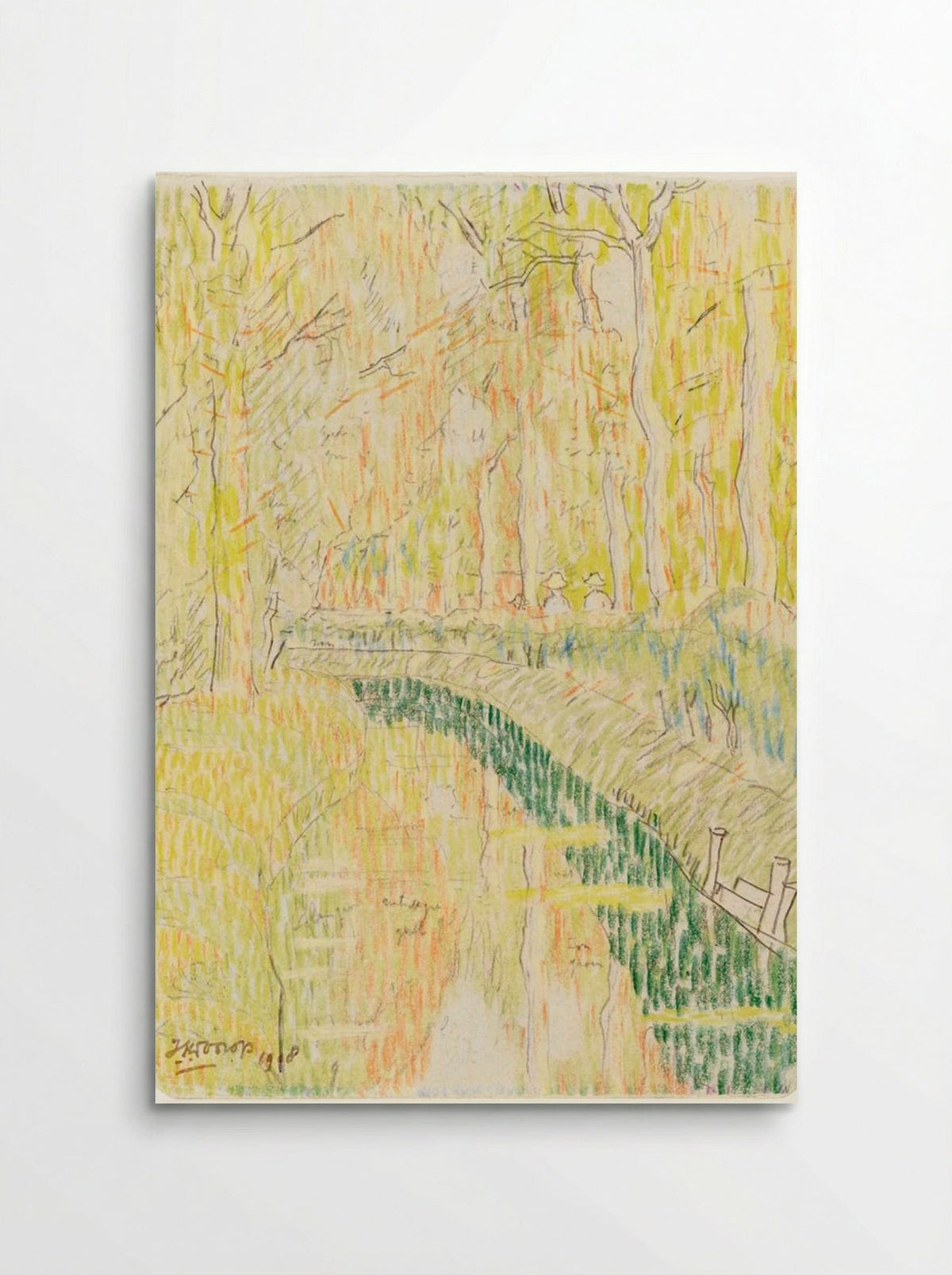 Navigates Between Trees - Jan Toorop - Poster