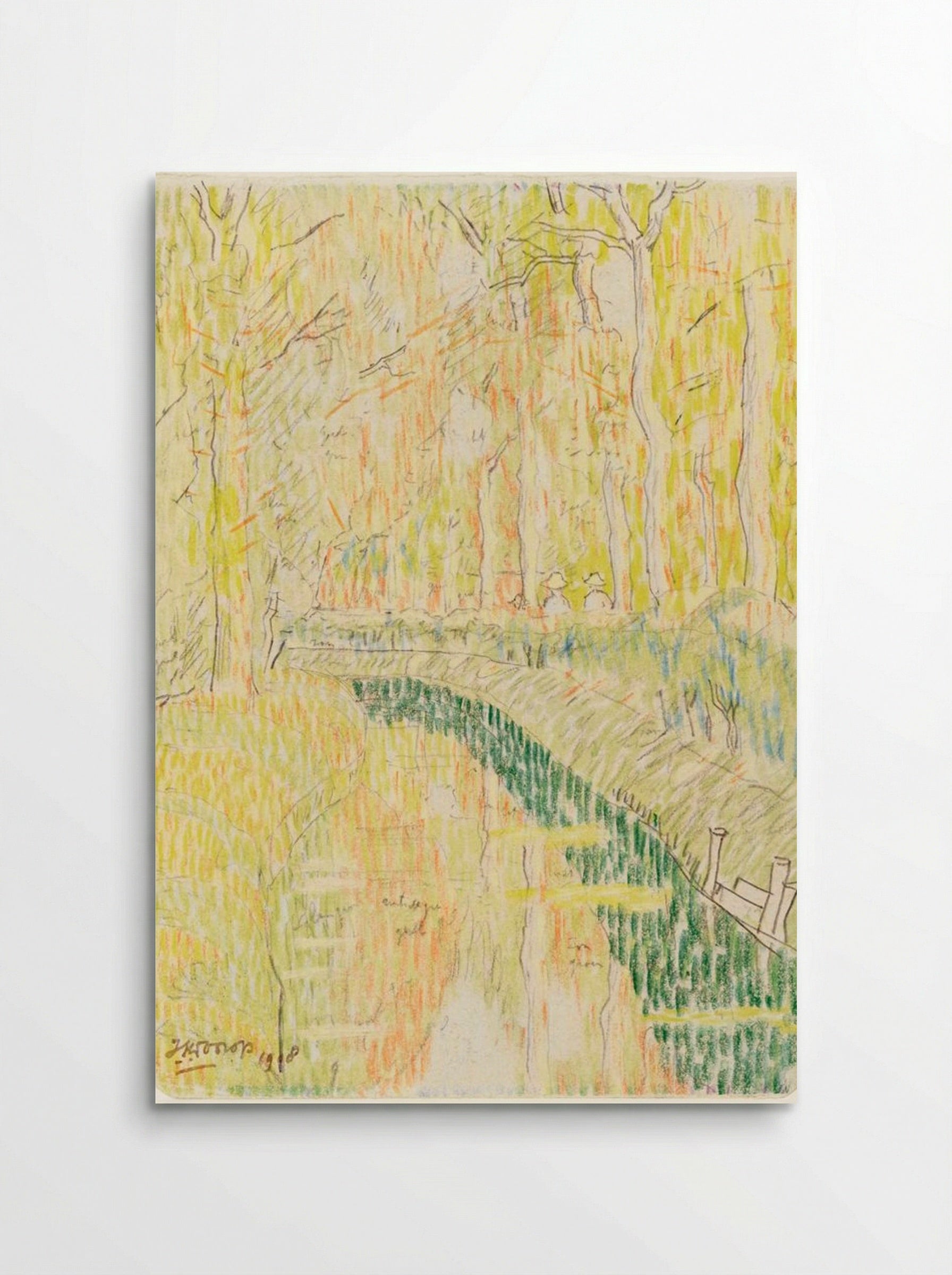 Navigates Between Trees - Jan Toorop - Poster