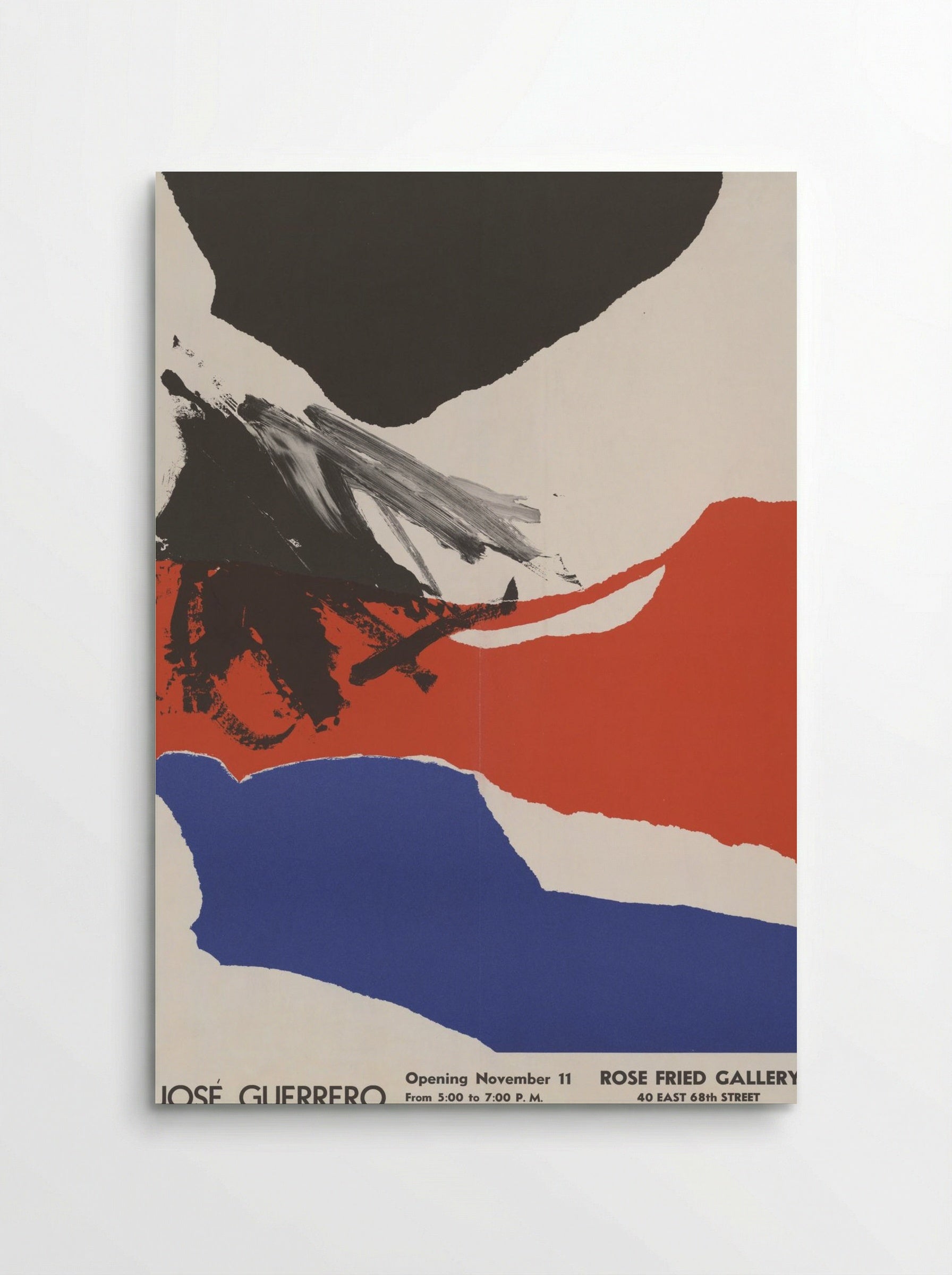 Rose Fried Gallery Exhibition Poster - José Guerrero - Poster
