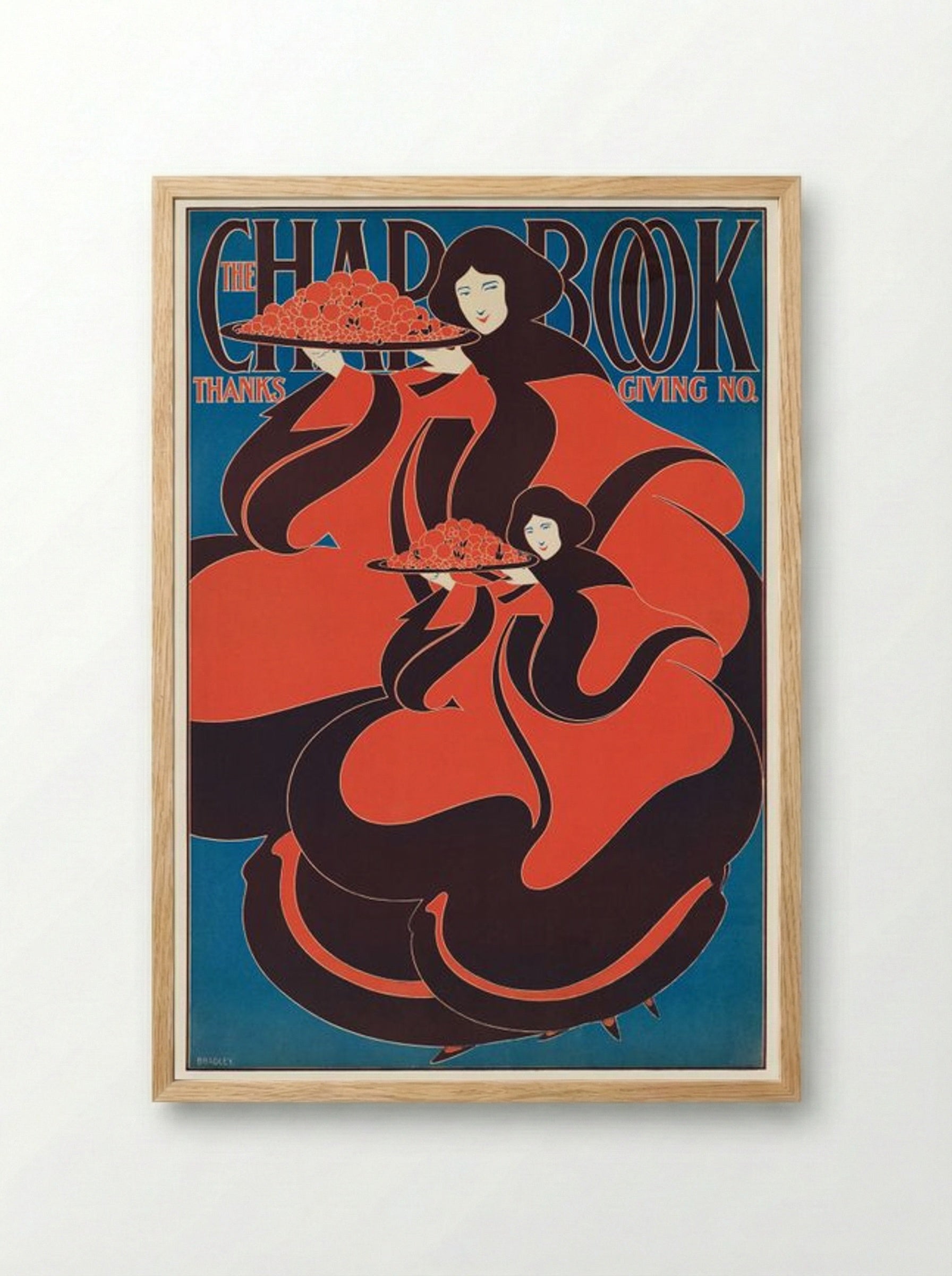 The Chap-Book, Thanksgiving No. - Will H. Bradley - Framed Print Wood