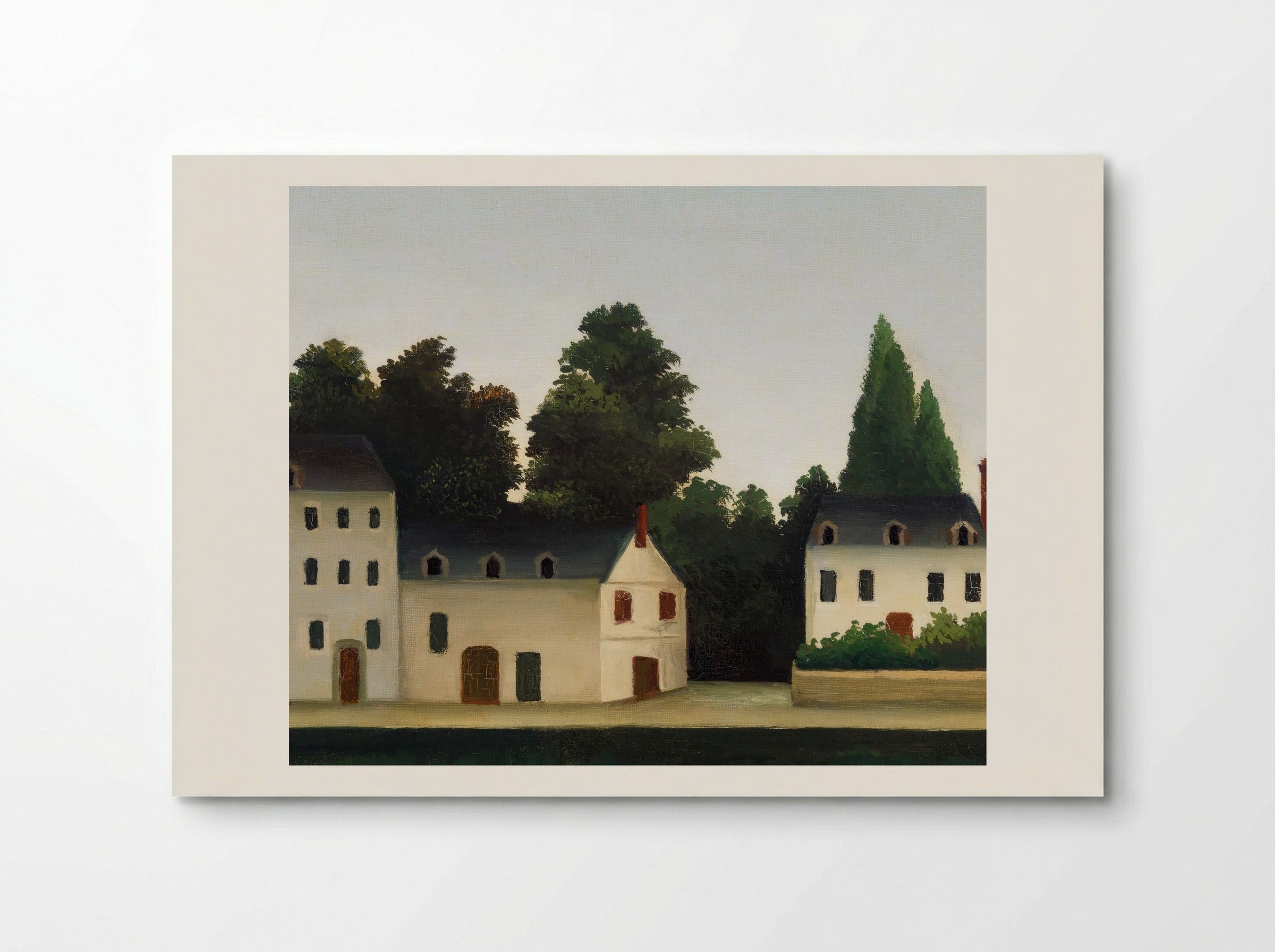 Landscape and Four Fishermen - Henri Rousseau - Poster