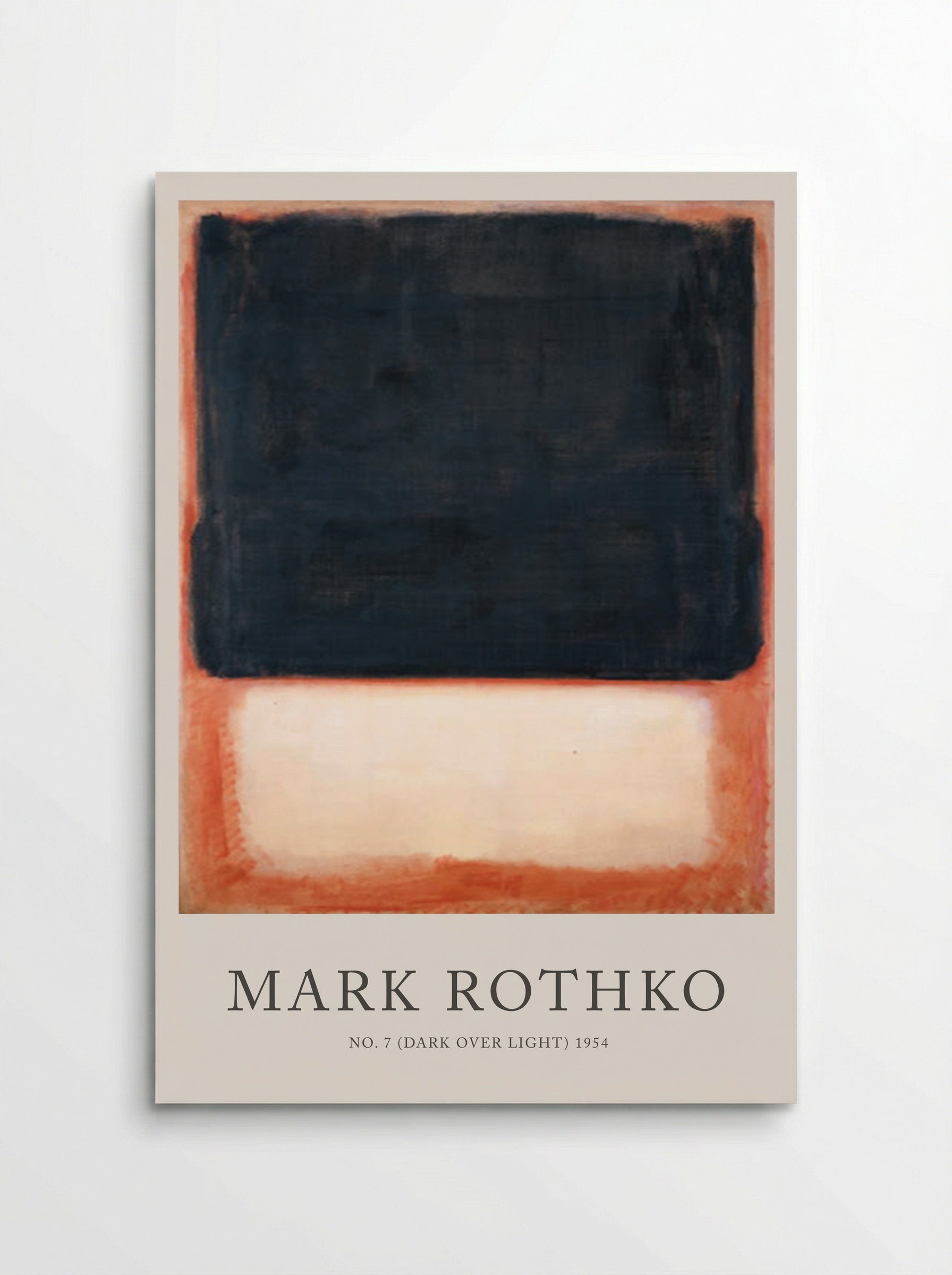 No. 7 (Dark Over Light) - Mark Rothko - Poster