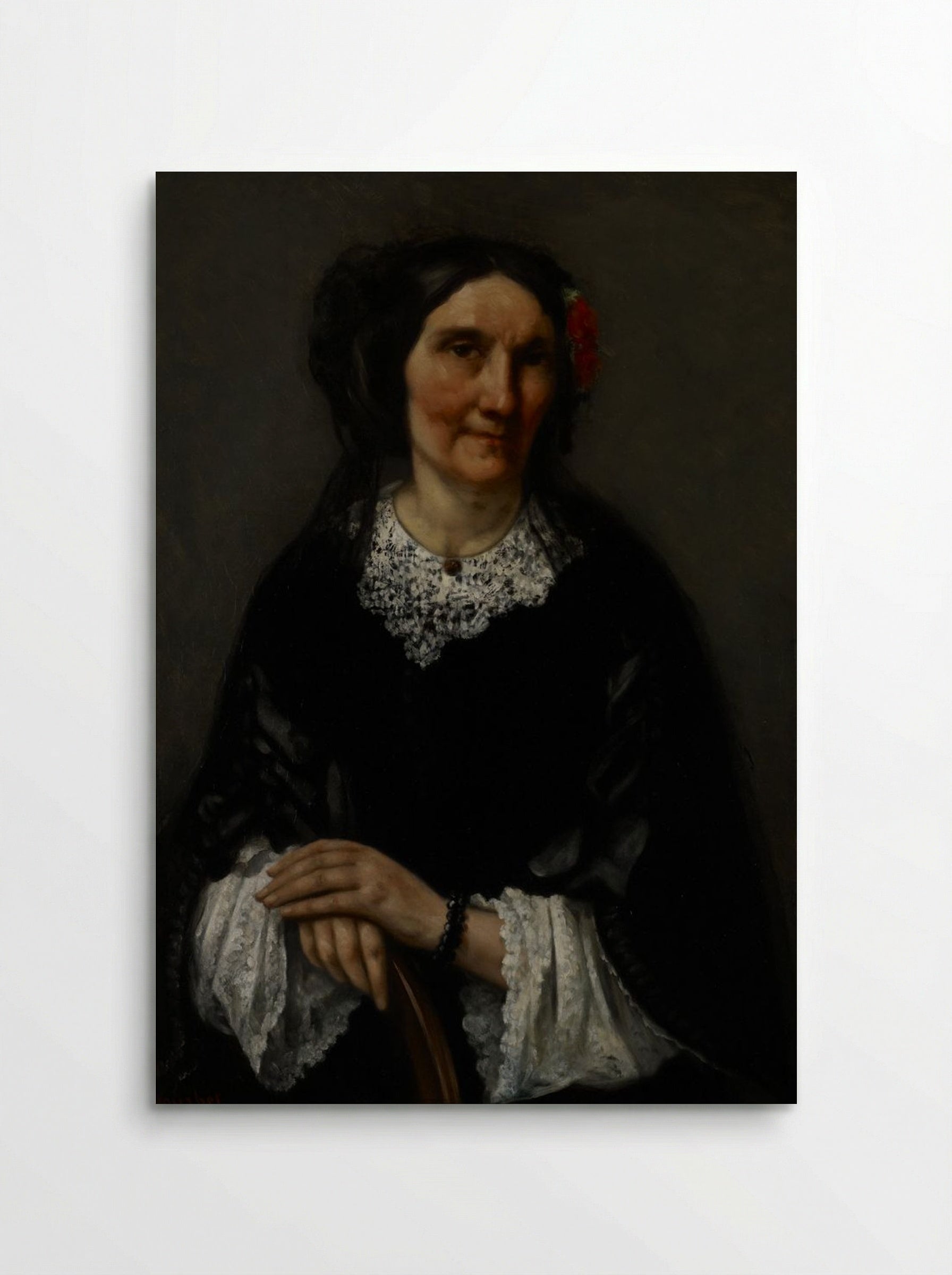Portrait of a Woman - Gustave Courbet - Poster