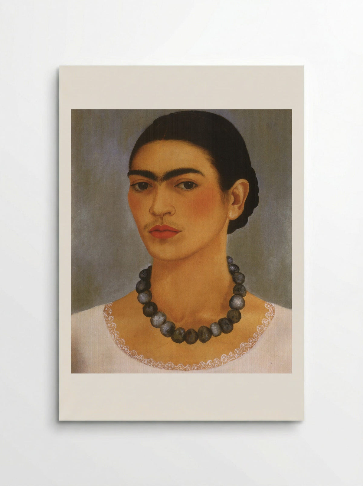 Self-Portrait with Necklace - Frida Kahlo - Poster