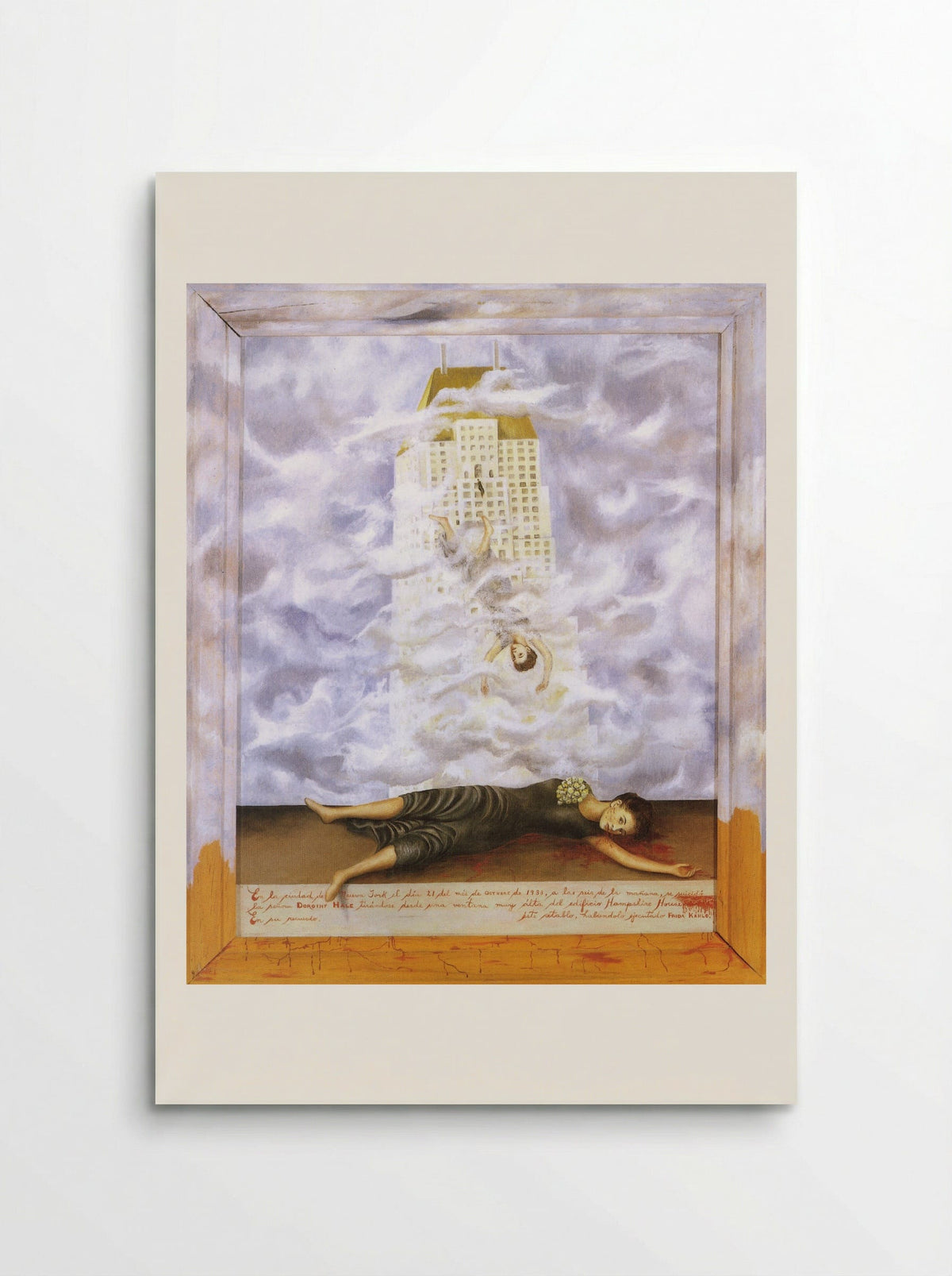 The Suicide of Dorothy Hale - Frida Kahlo - Poster