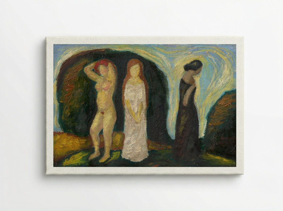 The Three Stages of a Woman's Life - Mikuláš Galanda - Canvas