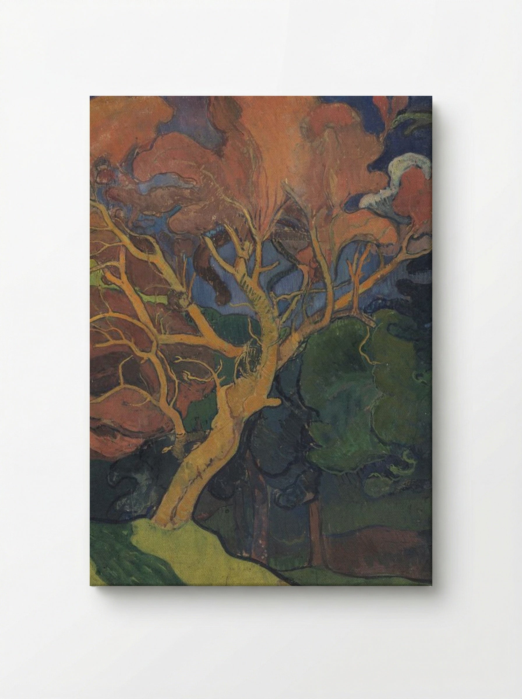 Forest Interior with Crooked Wood - Mogens Ballin - Canvas