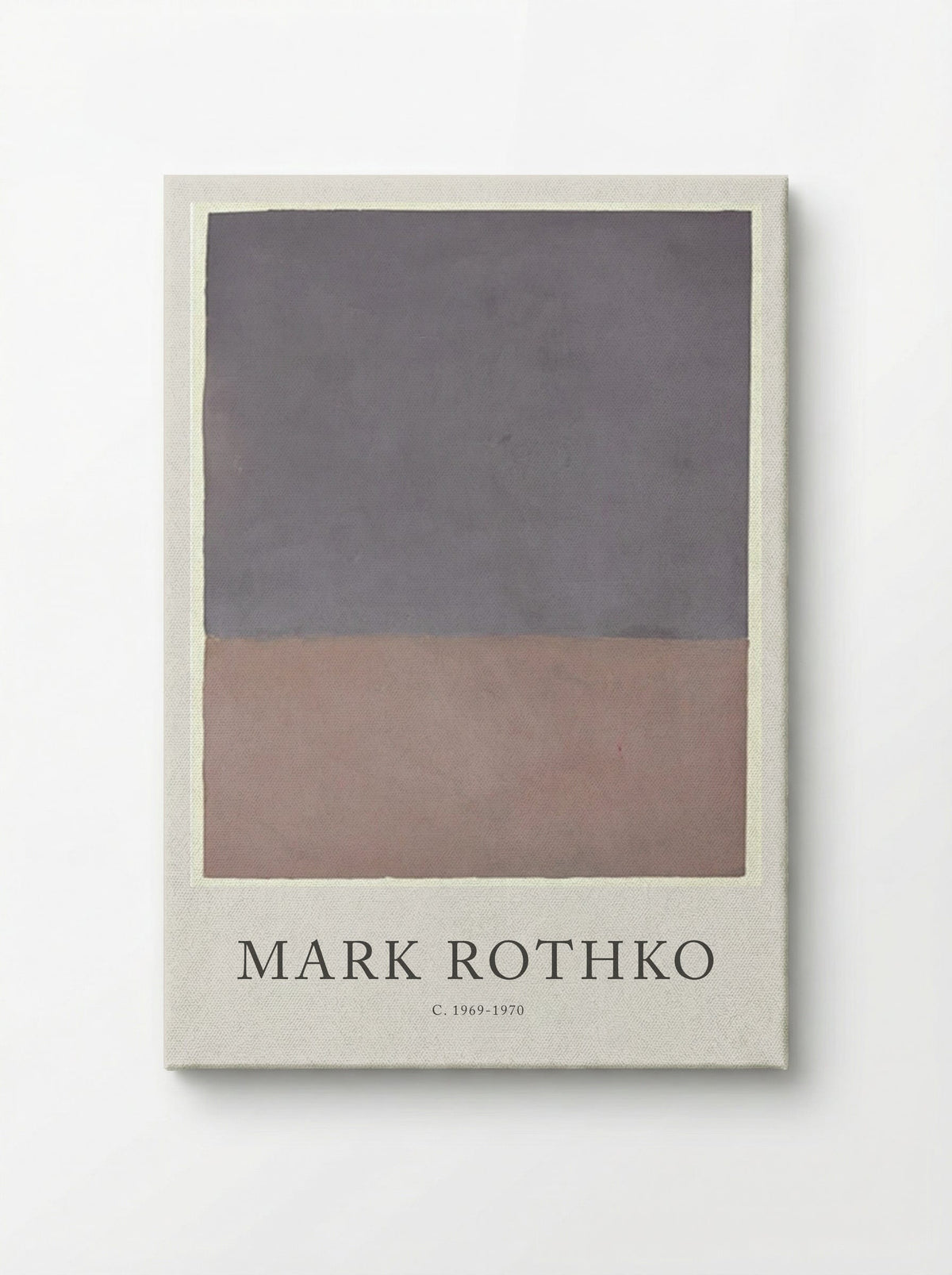 Untitled (Violet and Brown) - Mark Rothko - Canvas