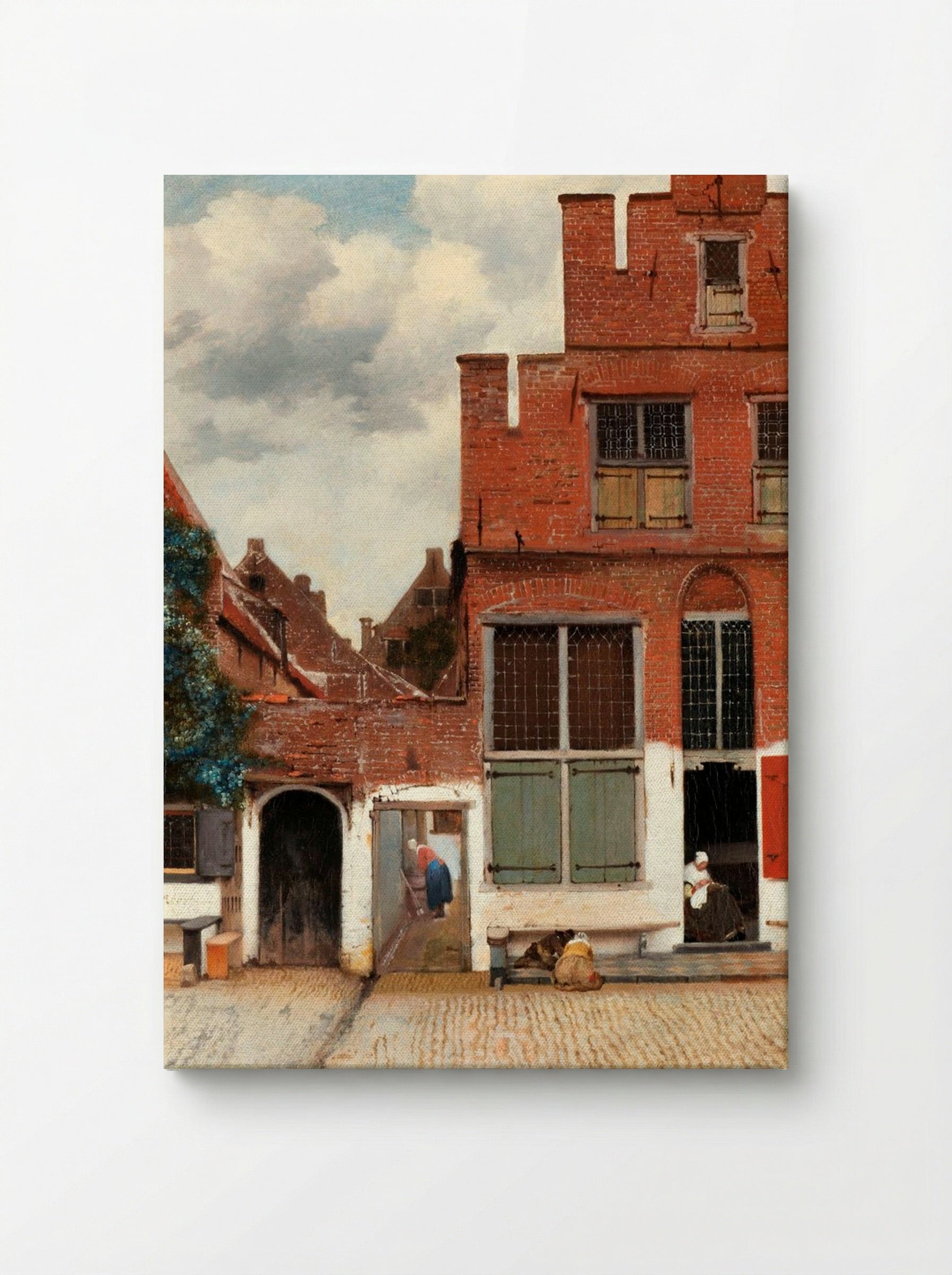 The Little Street - Johannes Vermeer - Canvas