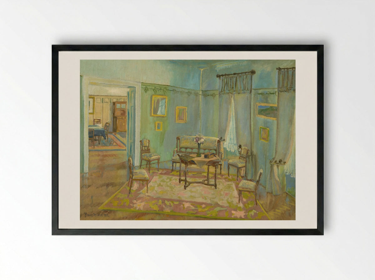 Room Interior - Konstantin Bauer - Framed Print Black