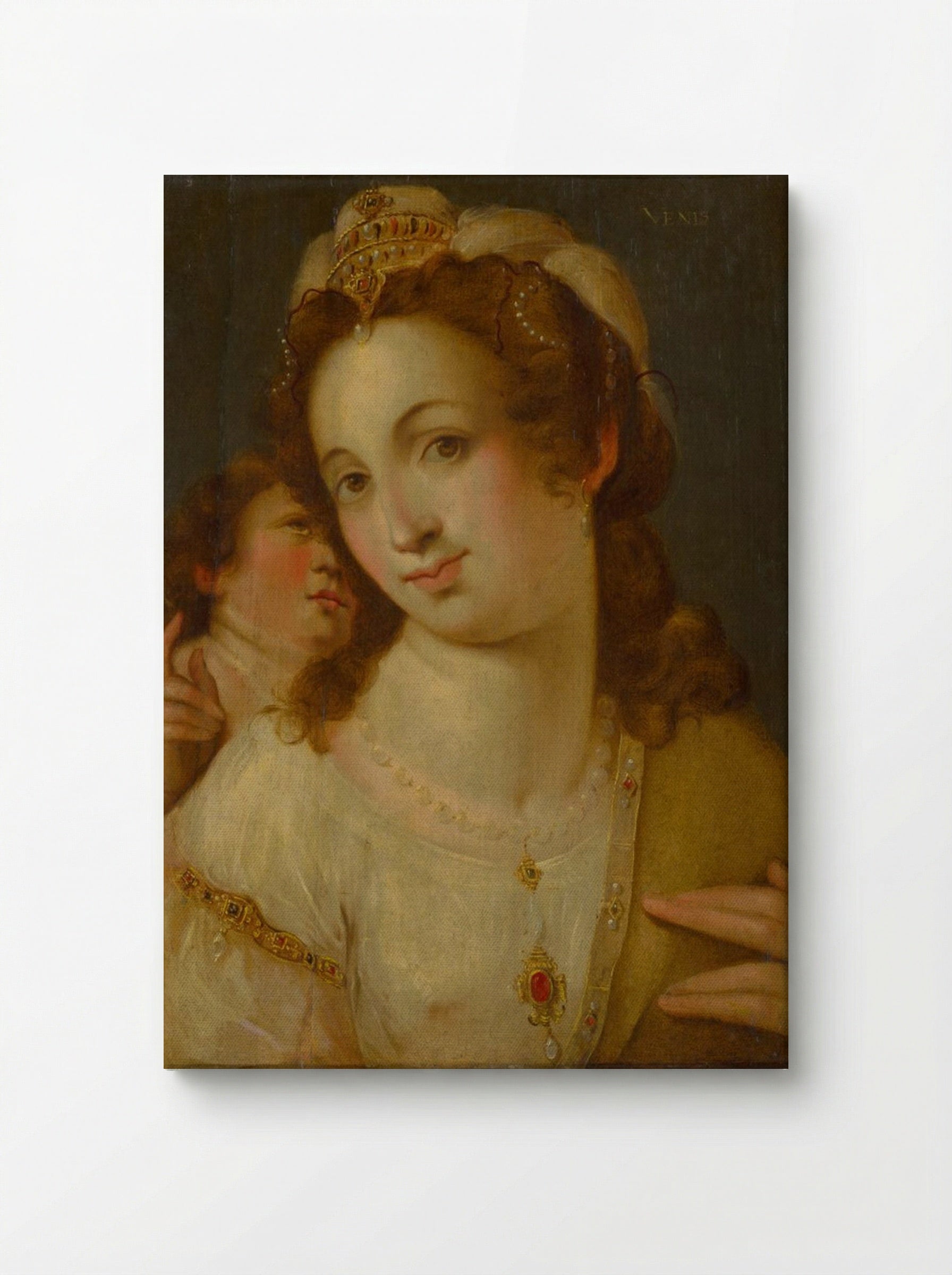 Venus and Cupid - Fine Art Print - Canvas