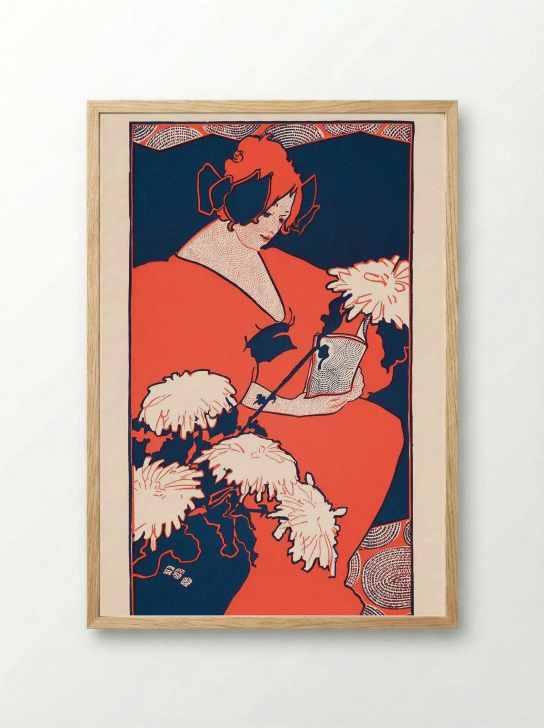 The Penny Magazine - Ethel Reed - Framed Print Wood