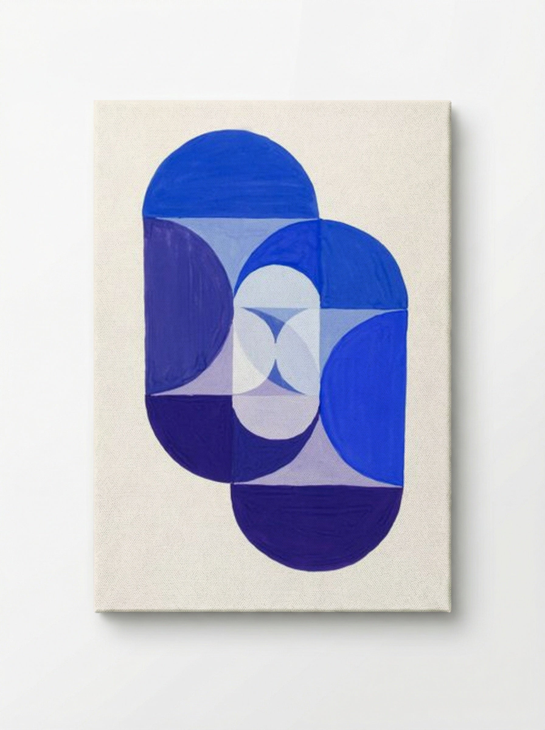 Key Blue (From the Series 'The Mathematical Basis of the Arts') - Joseph Schillinger - Canvas