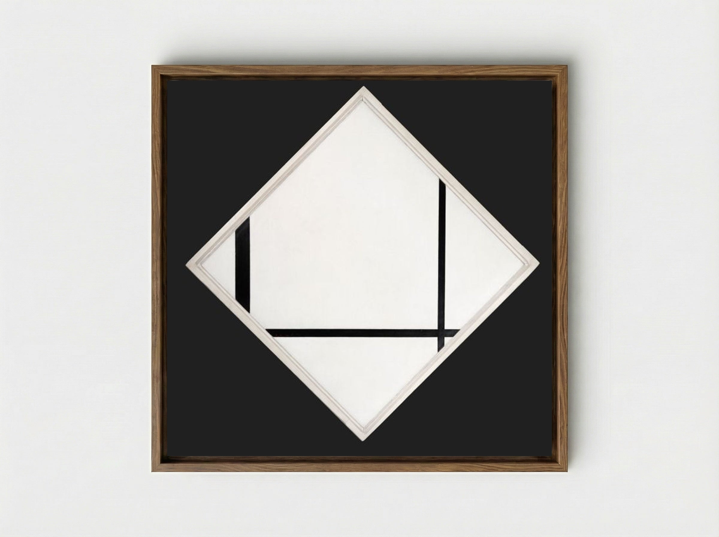 Fox Trot A - Piet Mondrian - Framed Canvas Wood