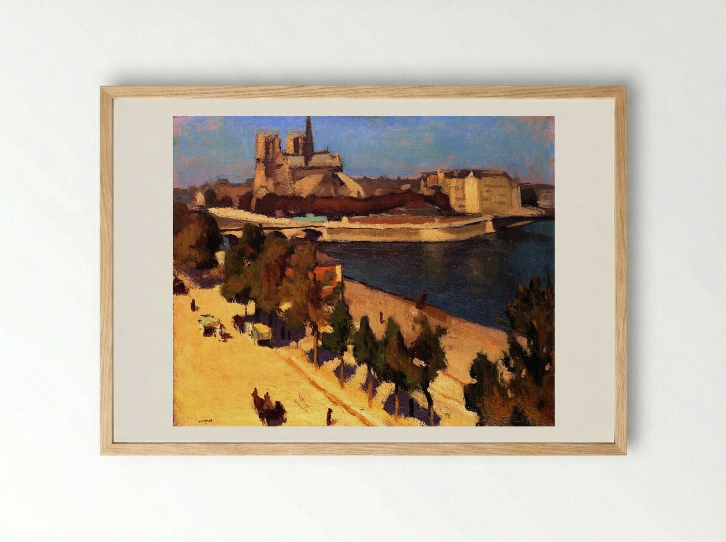 The Apse of Notre Dame - Albert Marquet - Framed Print Wood