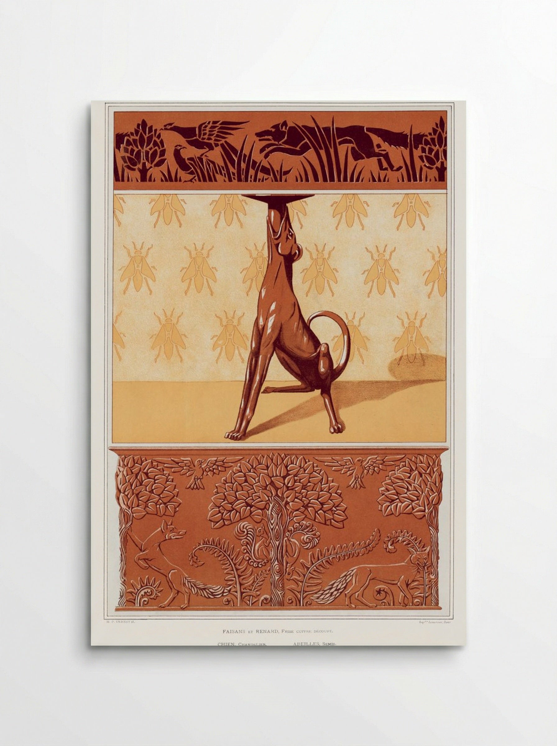 L'Animal dans la Décoration, Plate 26 - Fine Art Print - Poster