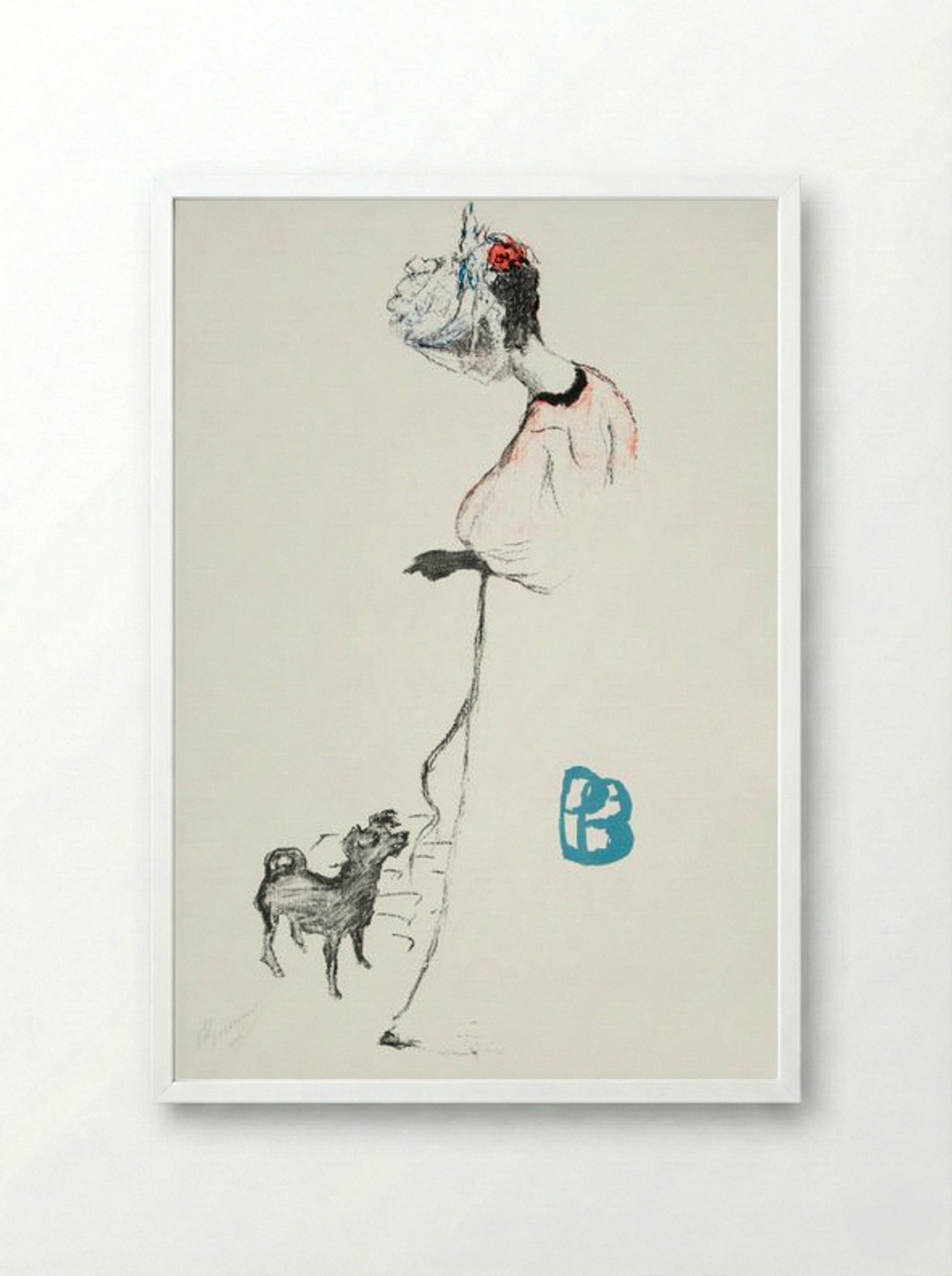 Le Salon des Cent - Pierre Bonnard - Framed Print White