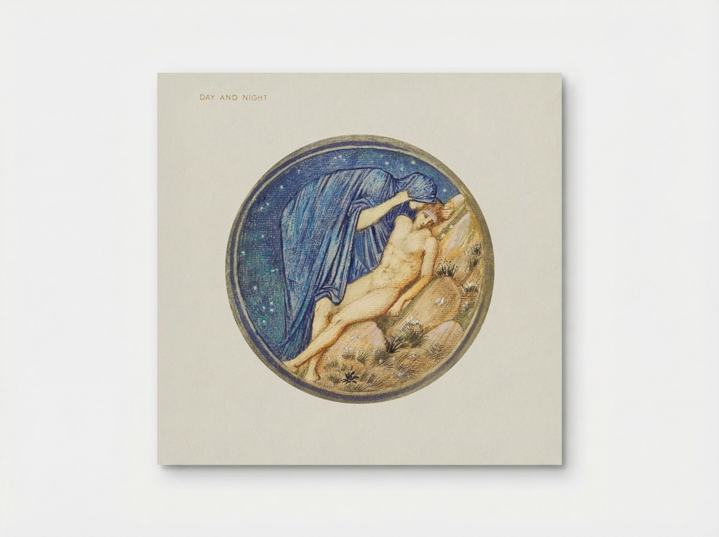 Day and Night from The Flower Book - Edward Burne-Jones - Poster