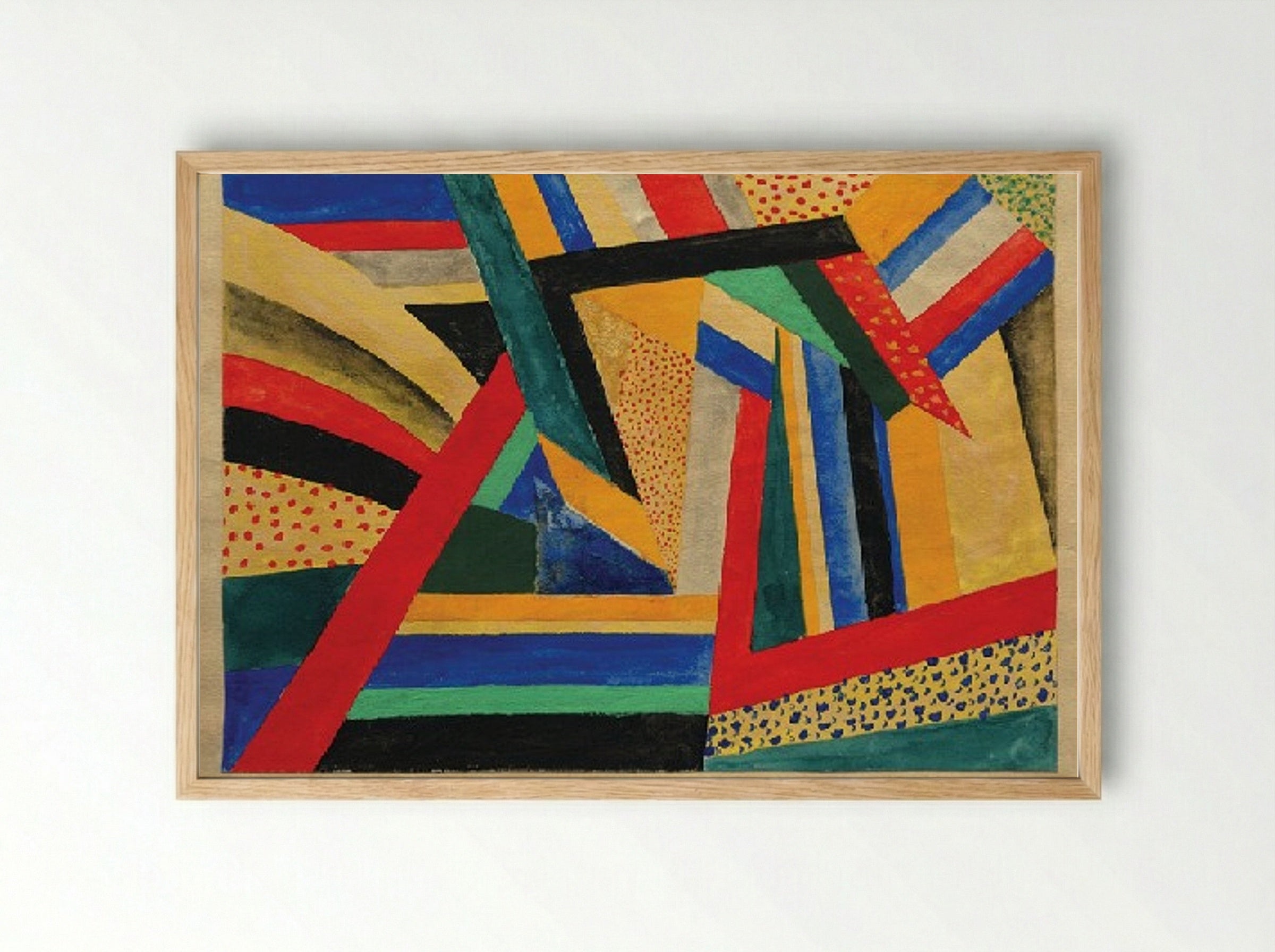 Lands - László Moholy-Nagy - Framed Print Wood