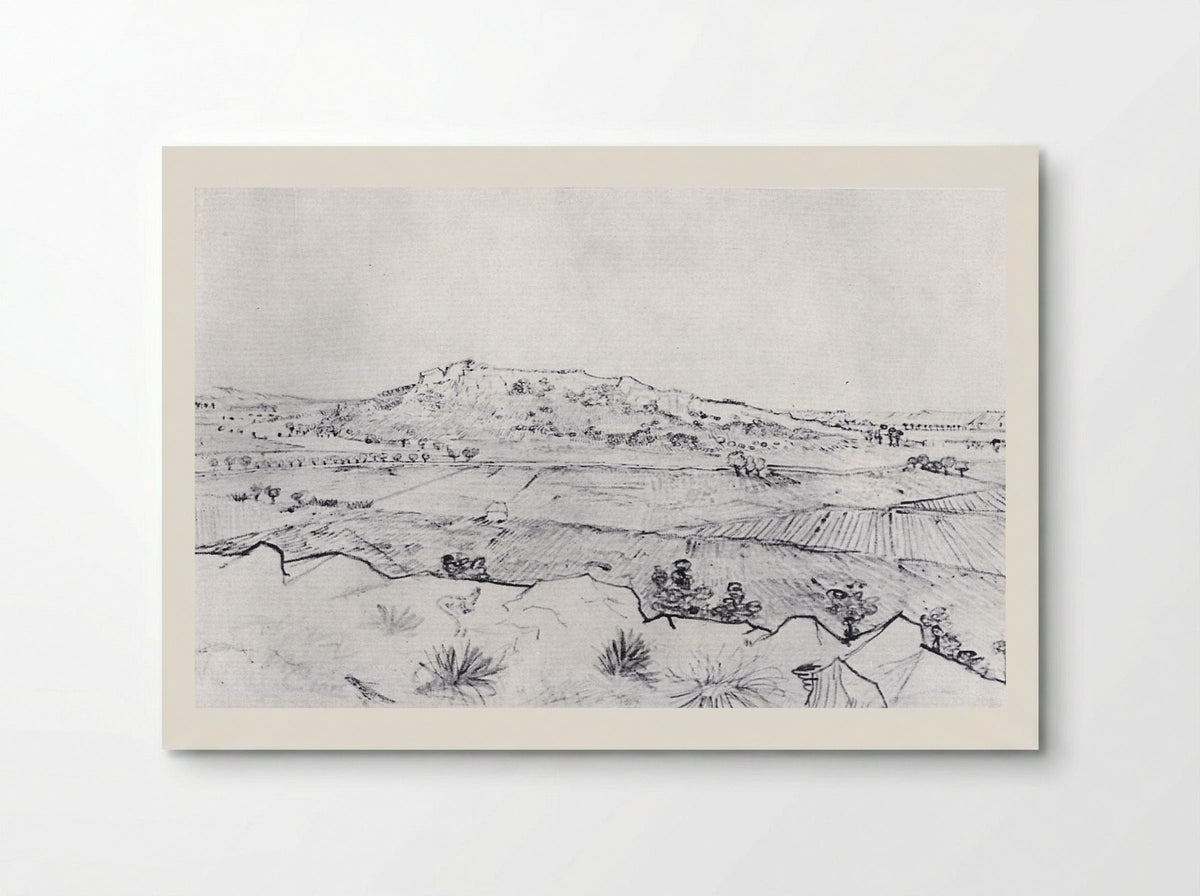 La Crau Seen from Montmajour - Vincent van Gogh - Poster