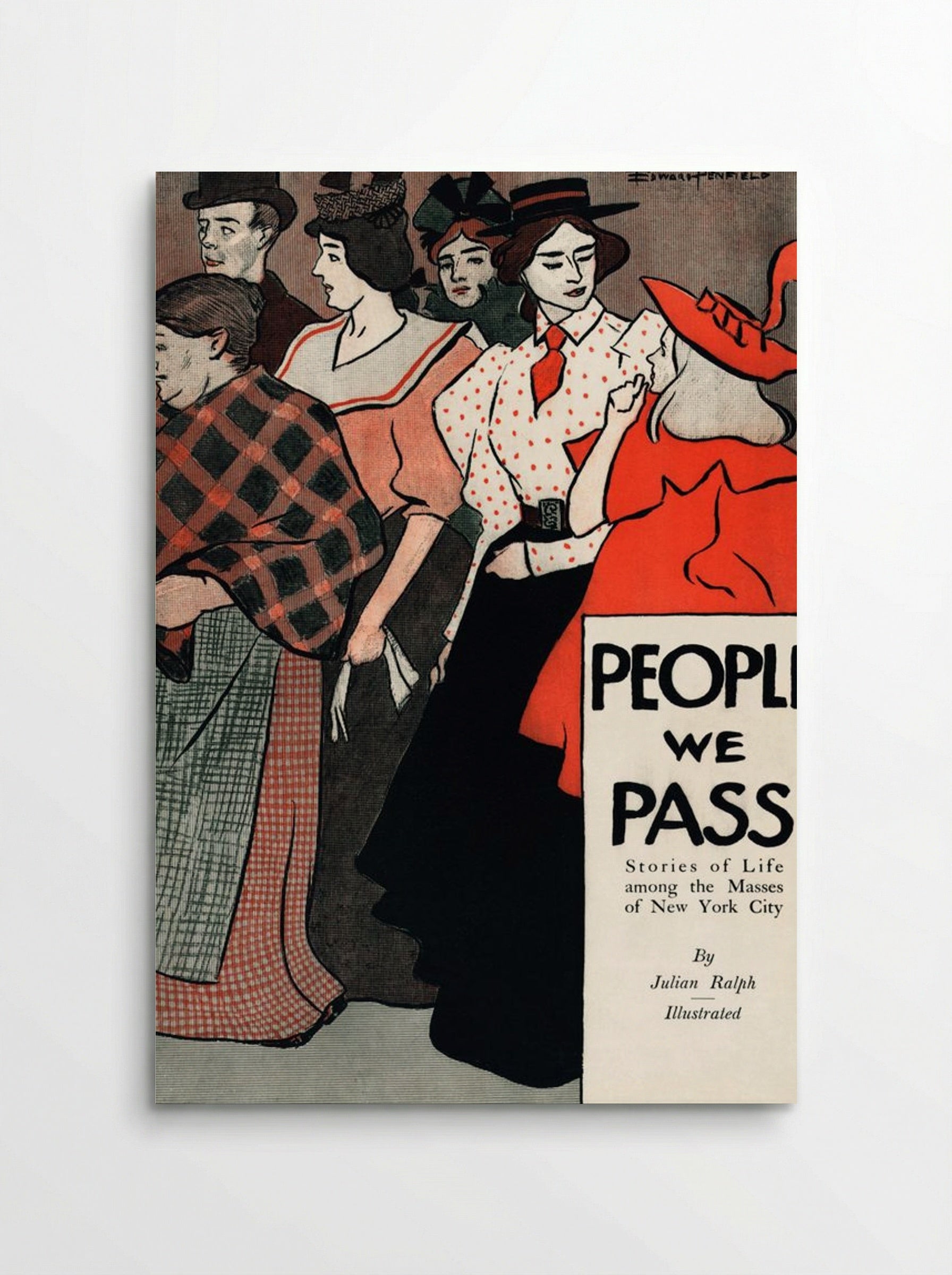People We Pass - Edward Penfield - Poster