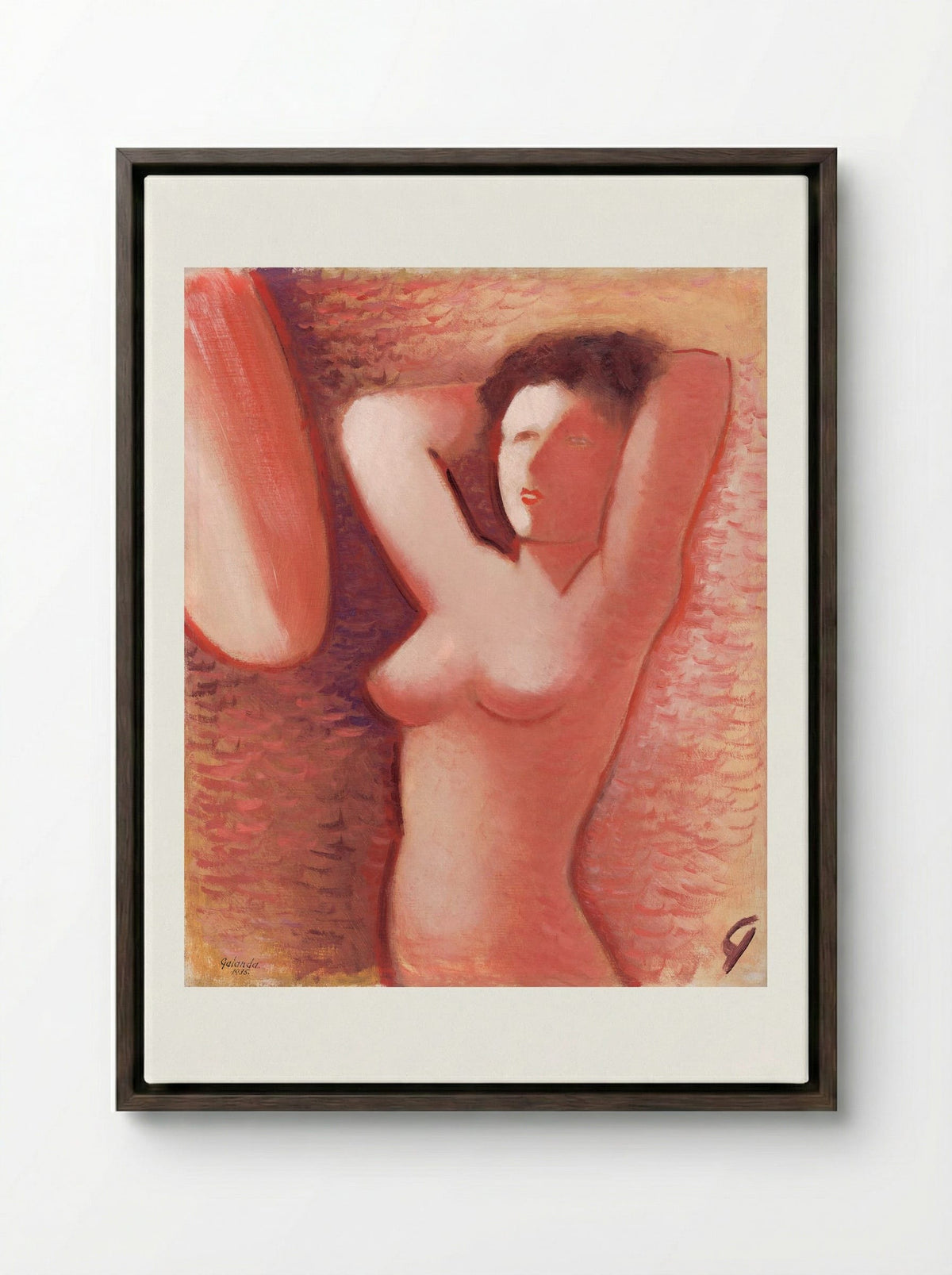 Morning - Mikuláš Galanda - Framed Canvas Dark Wood