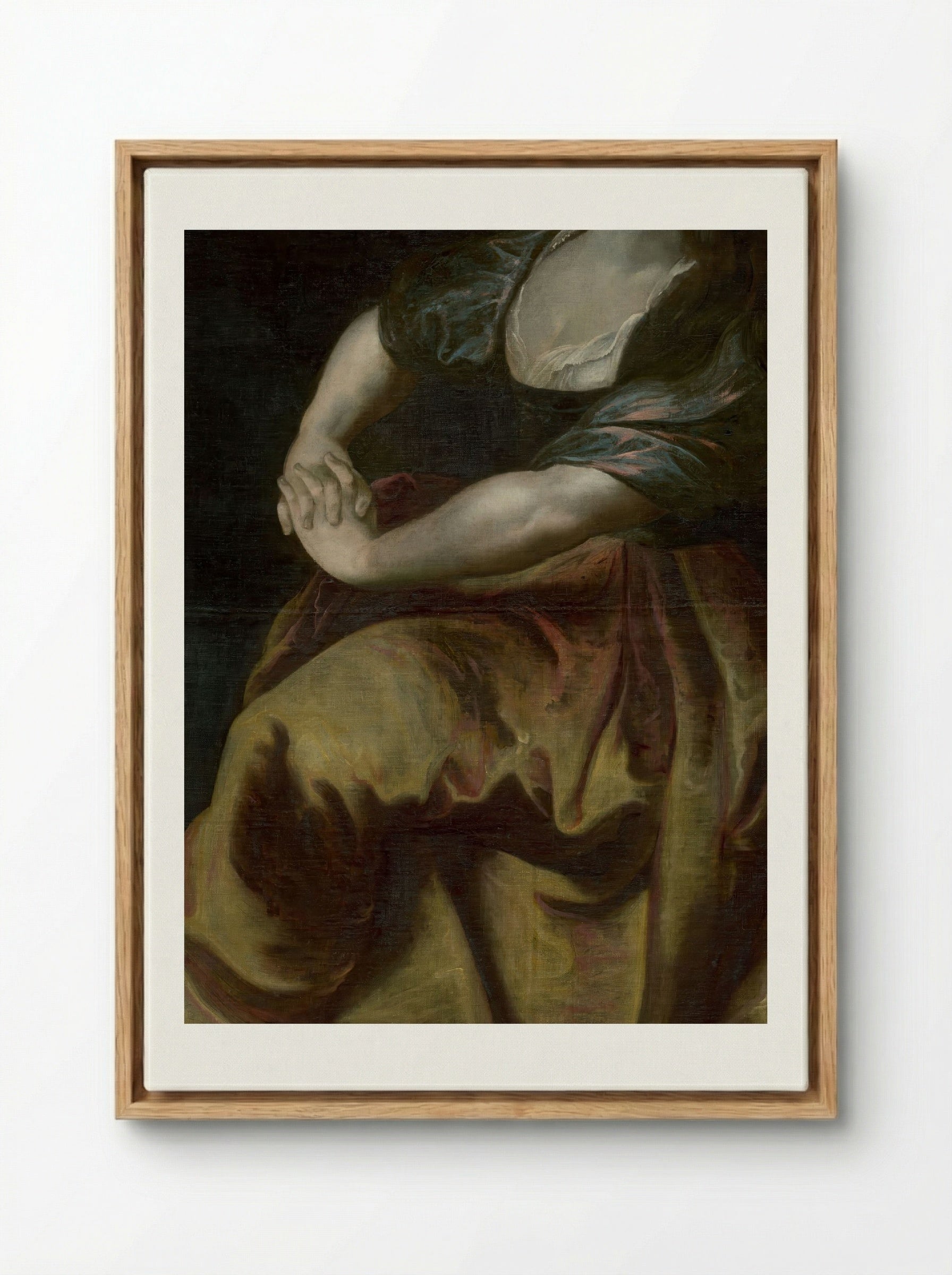The Penitent Magdalene - Peter Paul Rubens - Framed Canvas Wood
