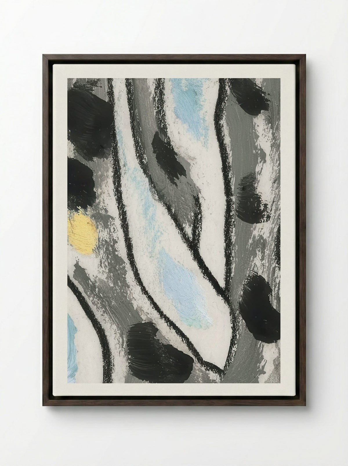 Sycamore - Arthur Dove - Framed Canvas Dark Wood