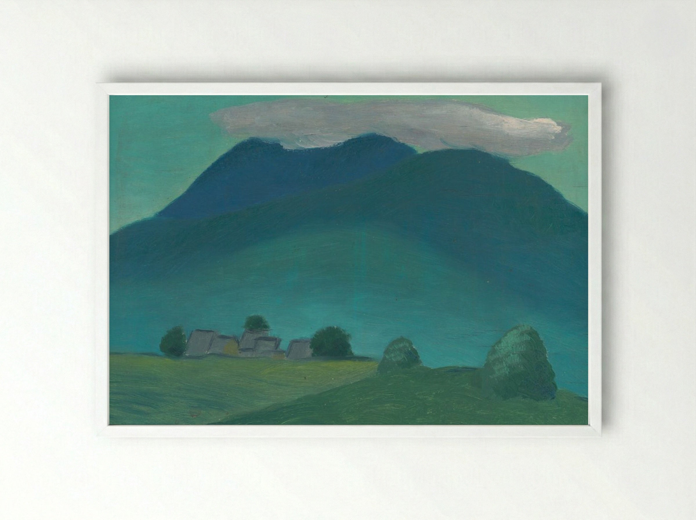 Early Evening - Mikuláš Galanda - Framed Print White