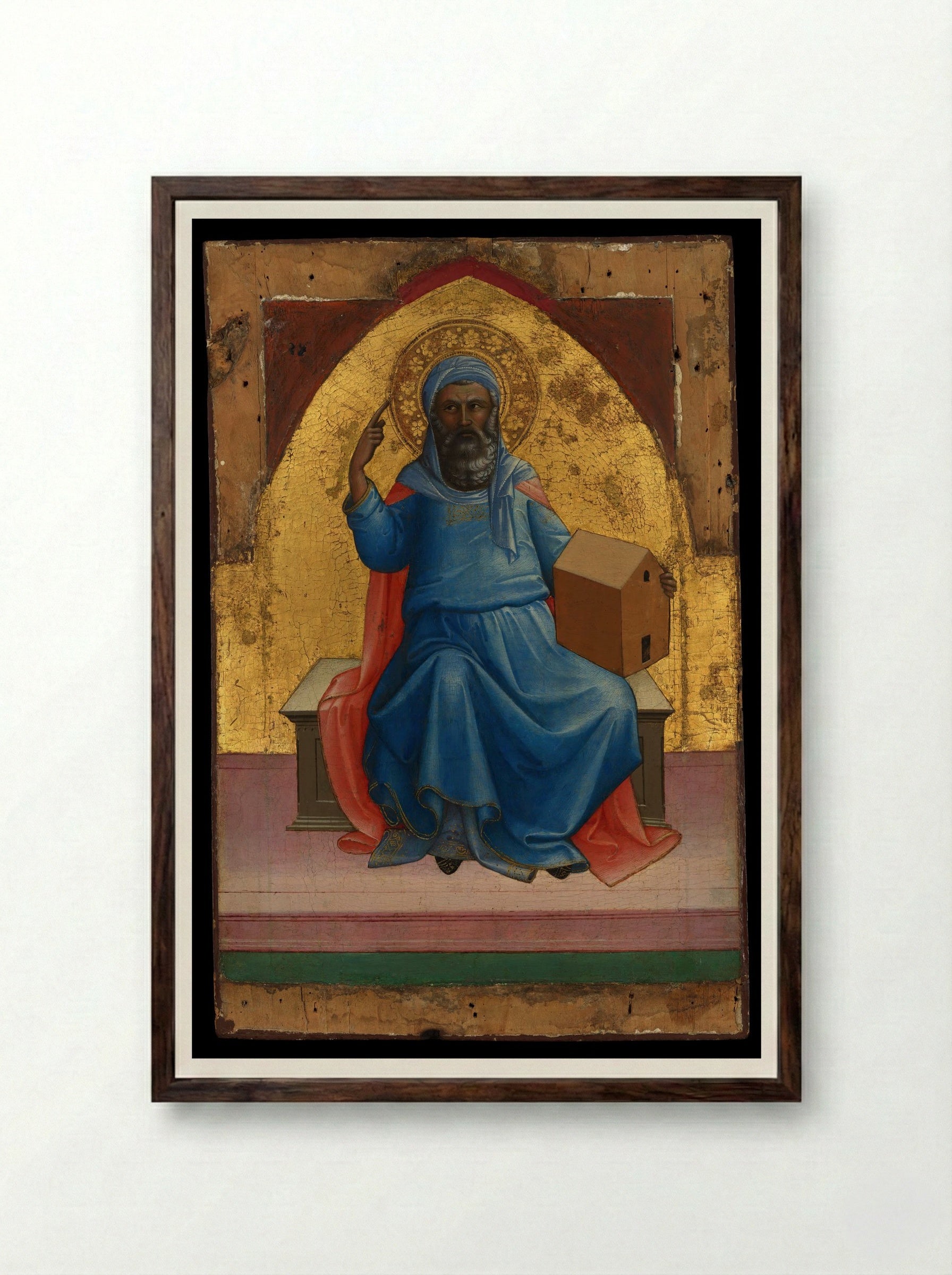 Noah - Lorenzo Monaco - Framed Print Dark Wood