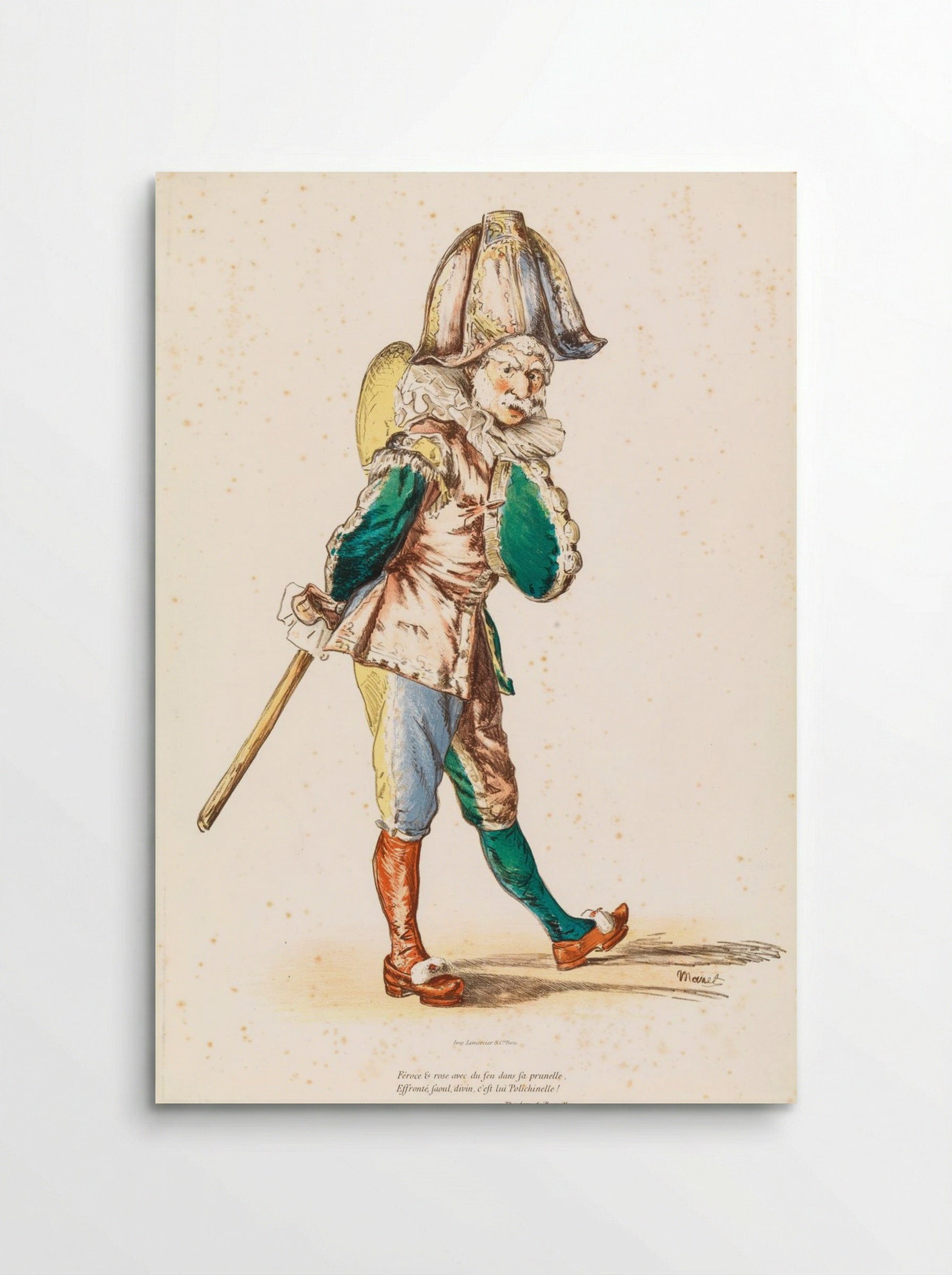 Polichinelle - Édouard Manet - Poster