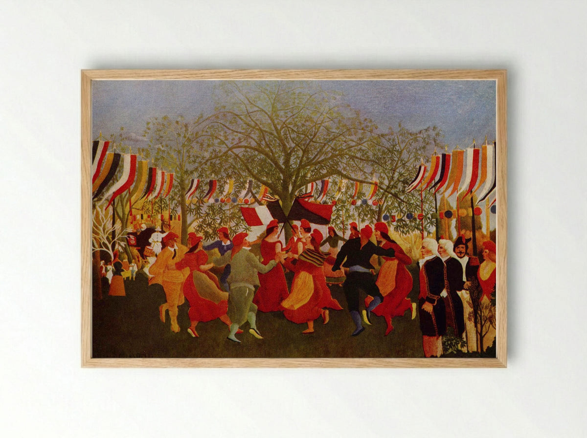 The Centennial of Independence - Henri Rousseau - Framed Print Wood