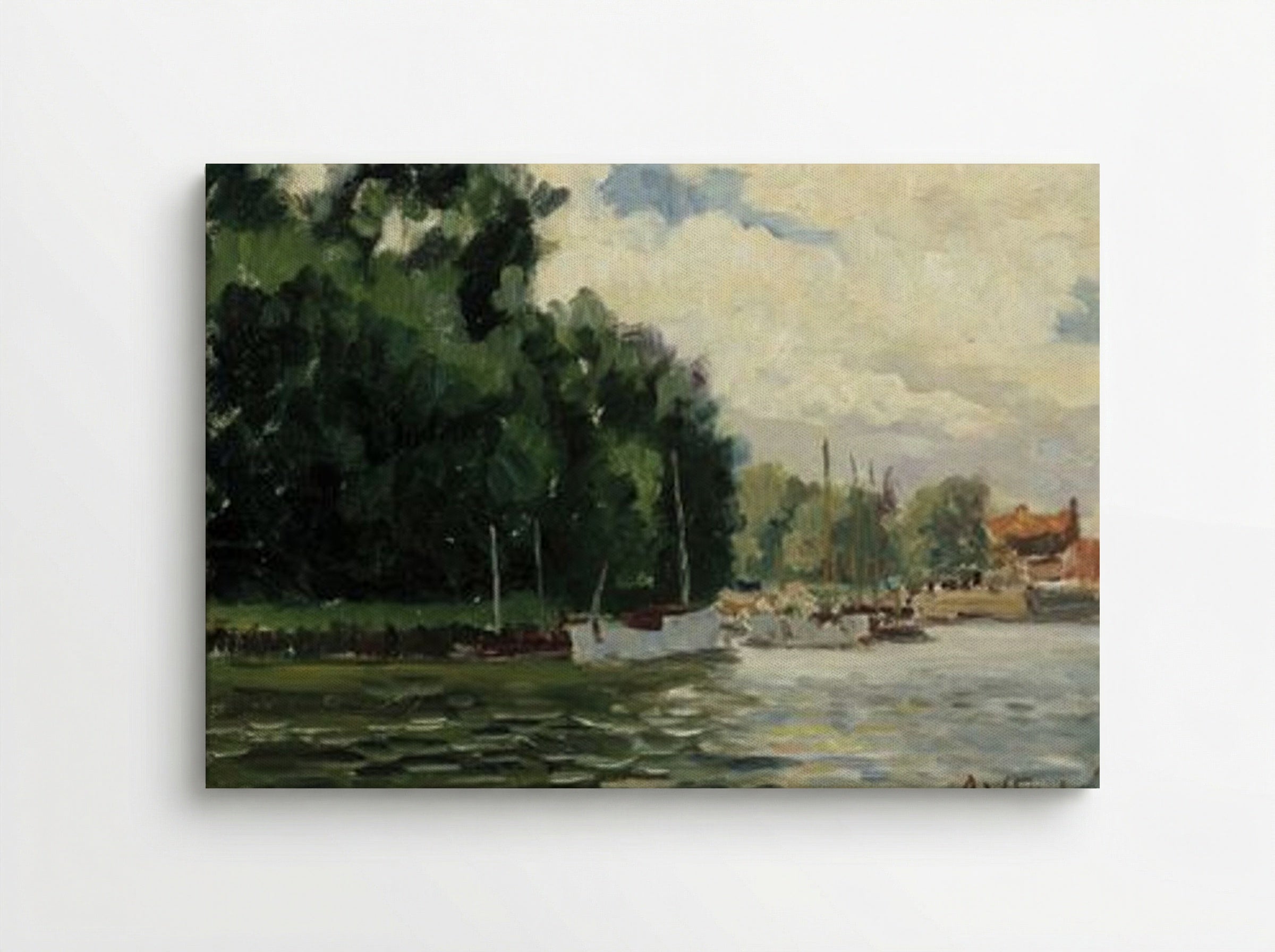 Richmond, Thames - Alfred William Finch - Canvas