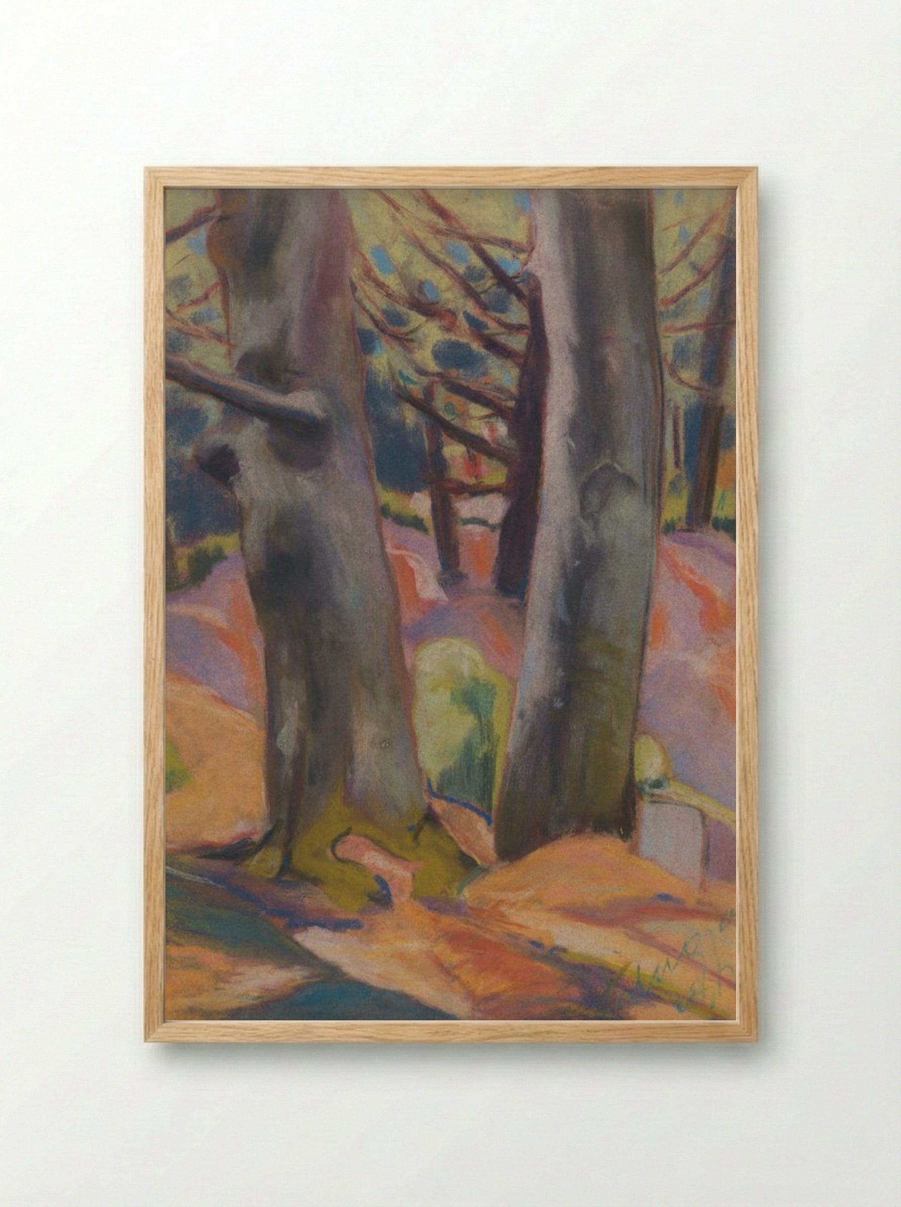 Study of Trees - Zolo Palugyay - Framed Print Wood