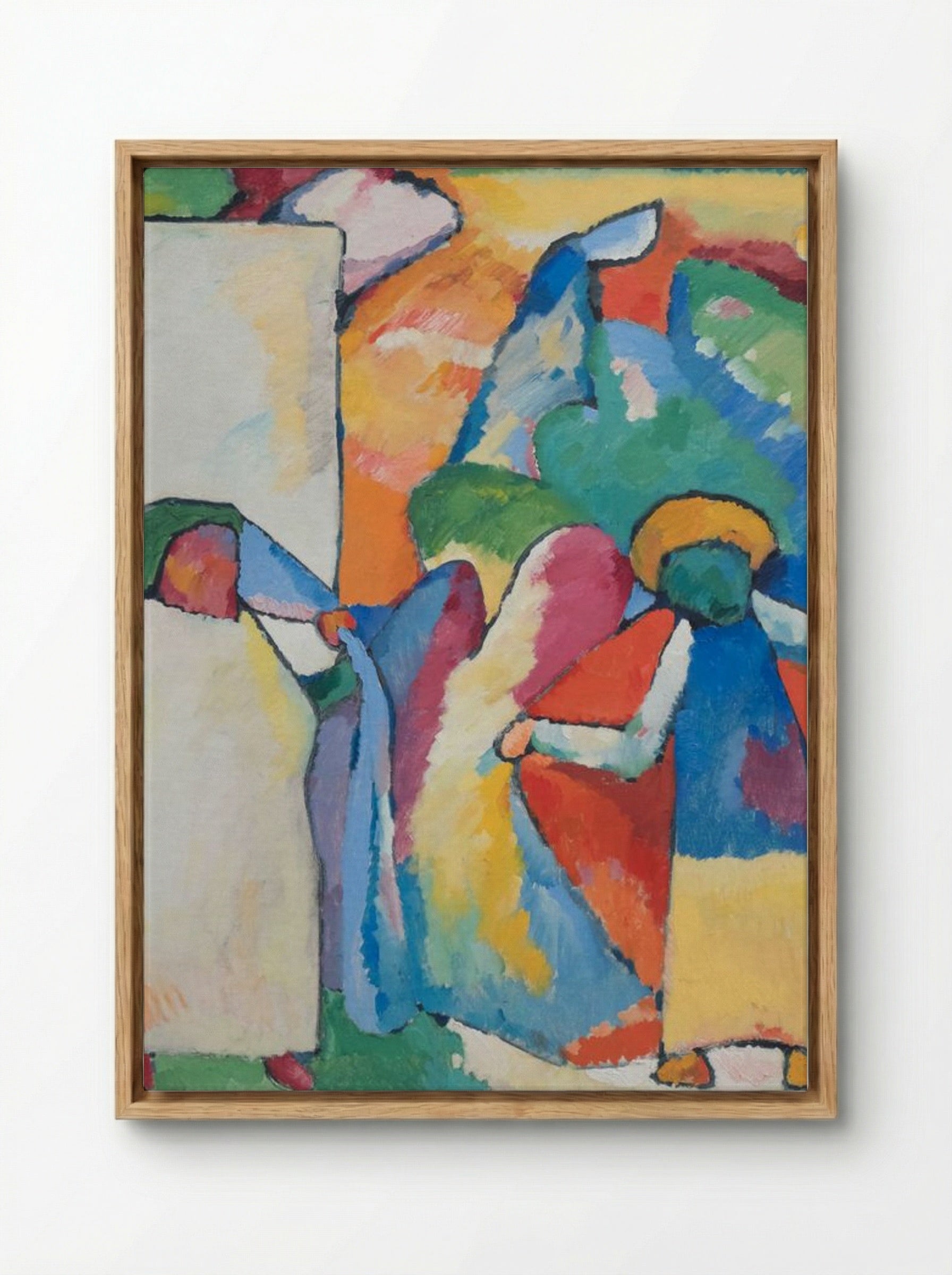 Improvisation 6 (African) - Wassily Kandinsky - Framed Canvas Wood