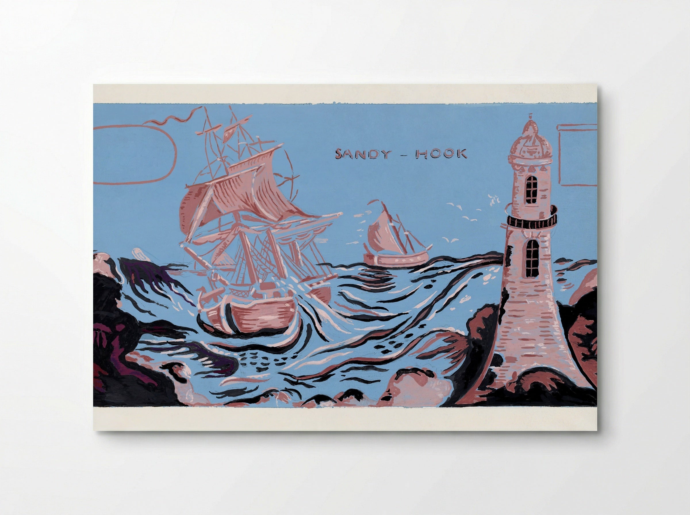 Bandbox Design: Sandy Hook - Selma Sandler - Poster