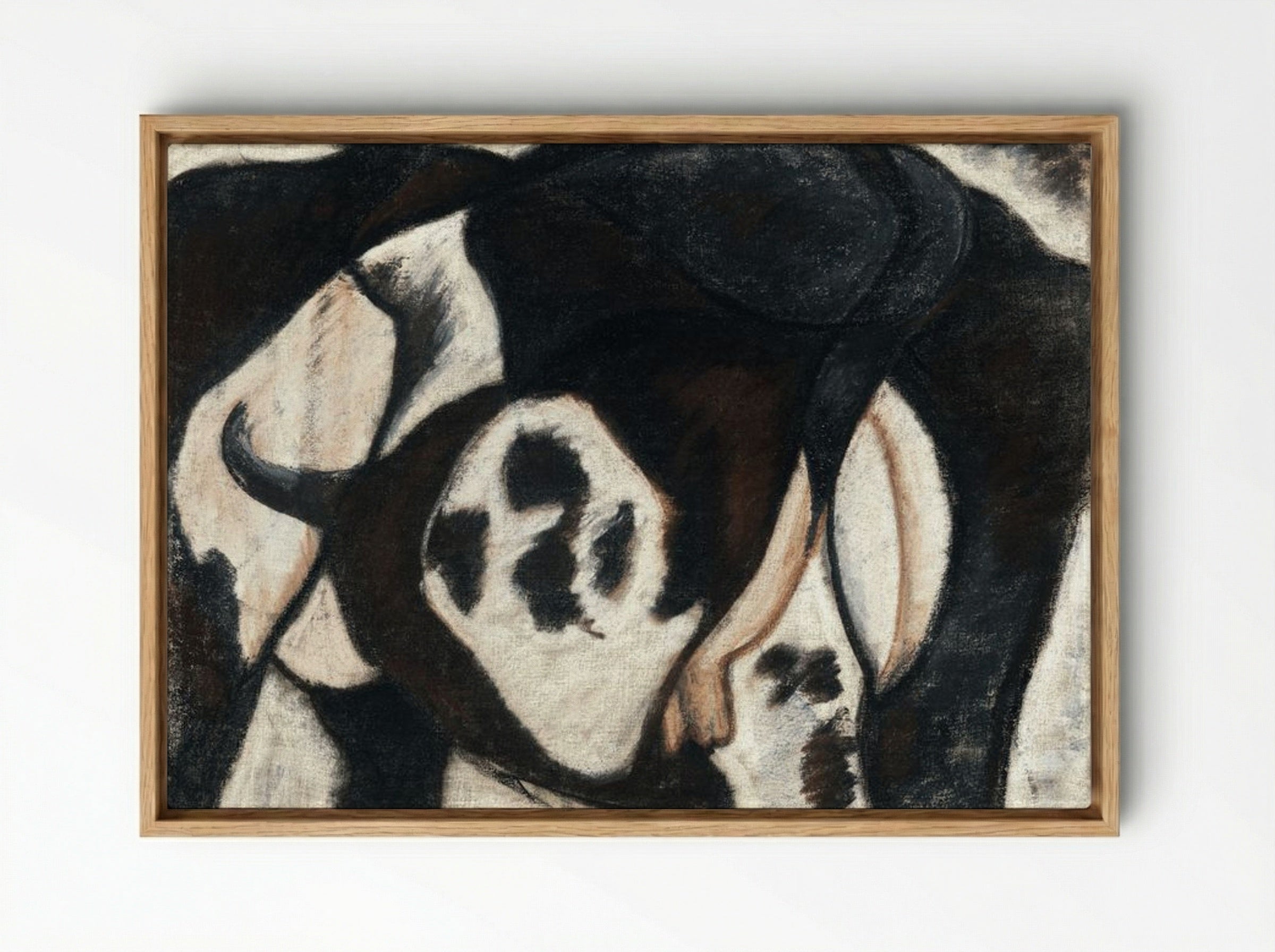 Cow - Arthur Dove - Framed Canvas Wood