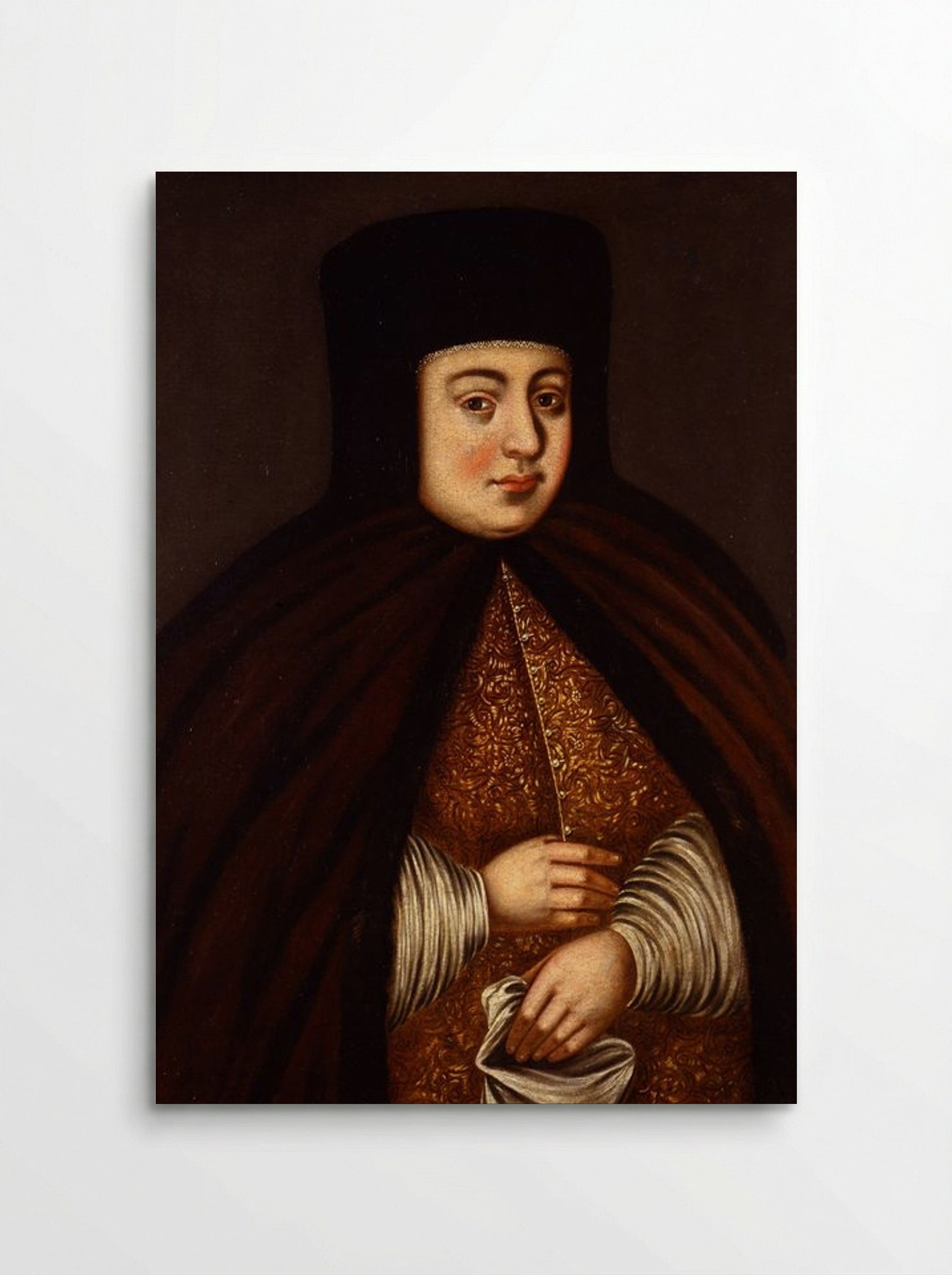 Portrait of Tsaritsa Natalya Kirillovna Naryshkina - Fine Art Print - Poster