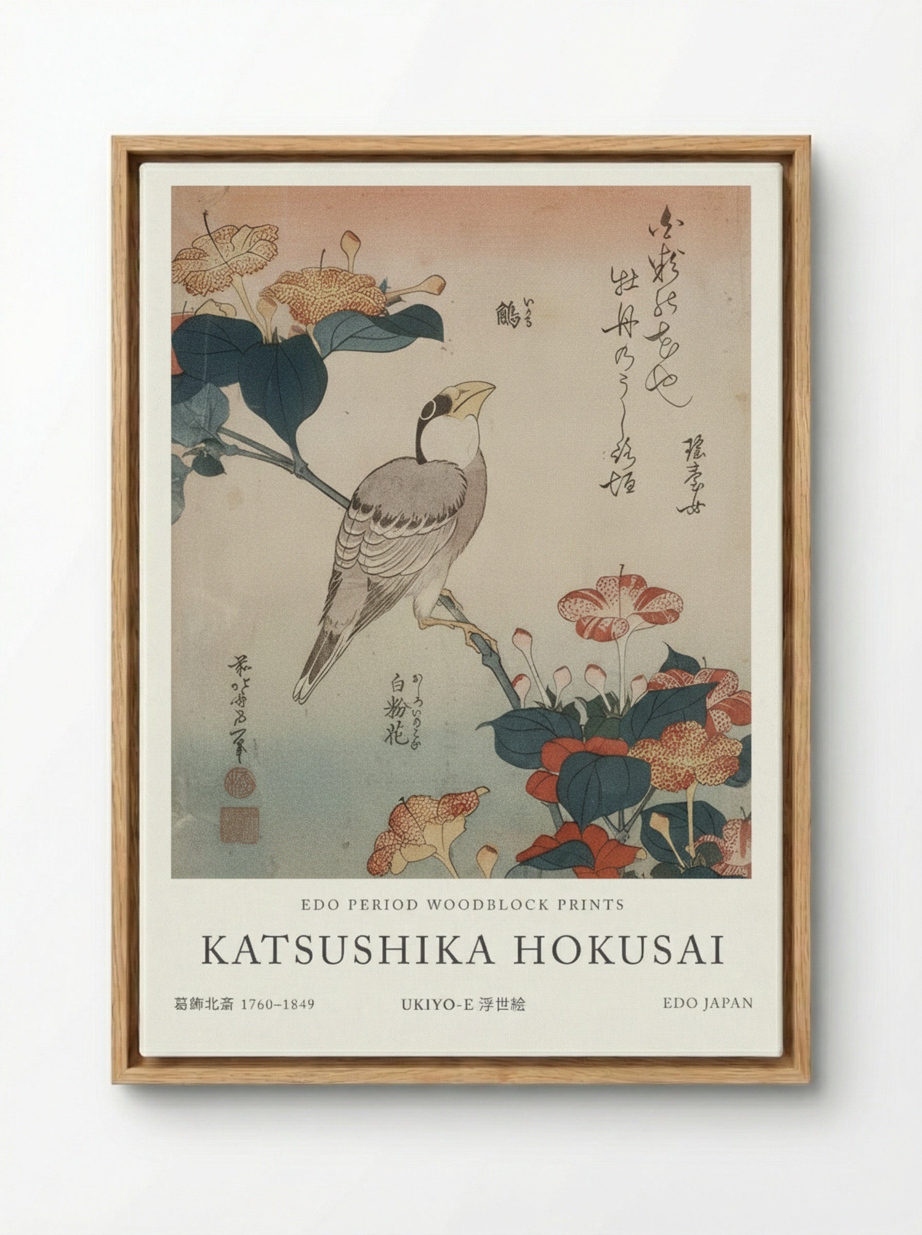 Grosbeak and Mirabilis – Fine Art Print