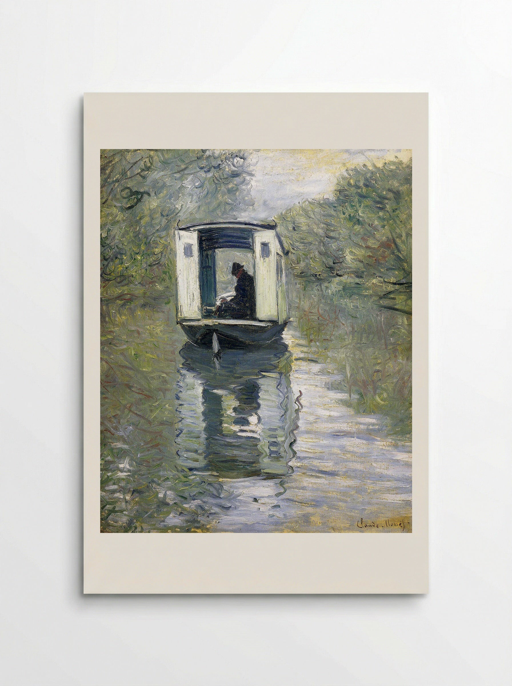 The Boat Studio - Claude Monet - Poster