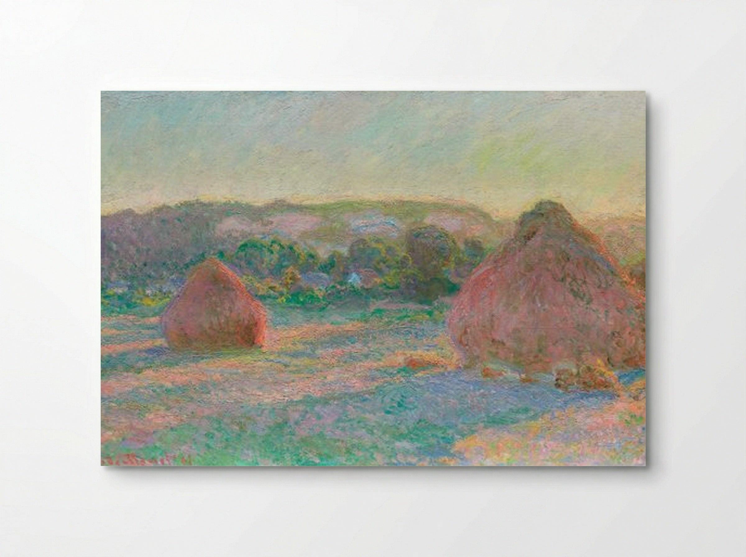 Stacks of Wheat (End of Summer) - Claude Monet - Poster