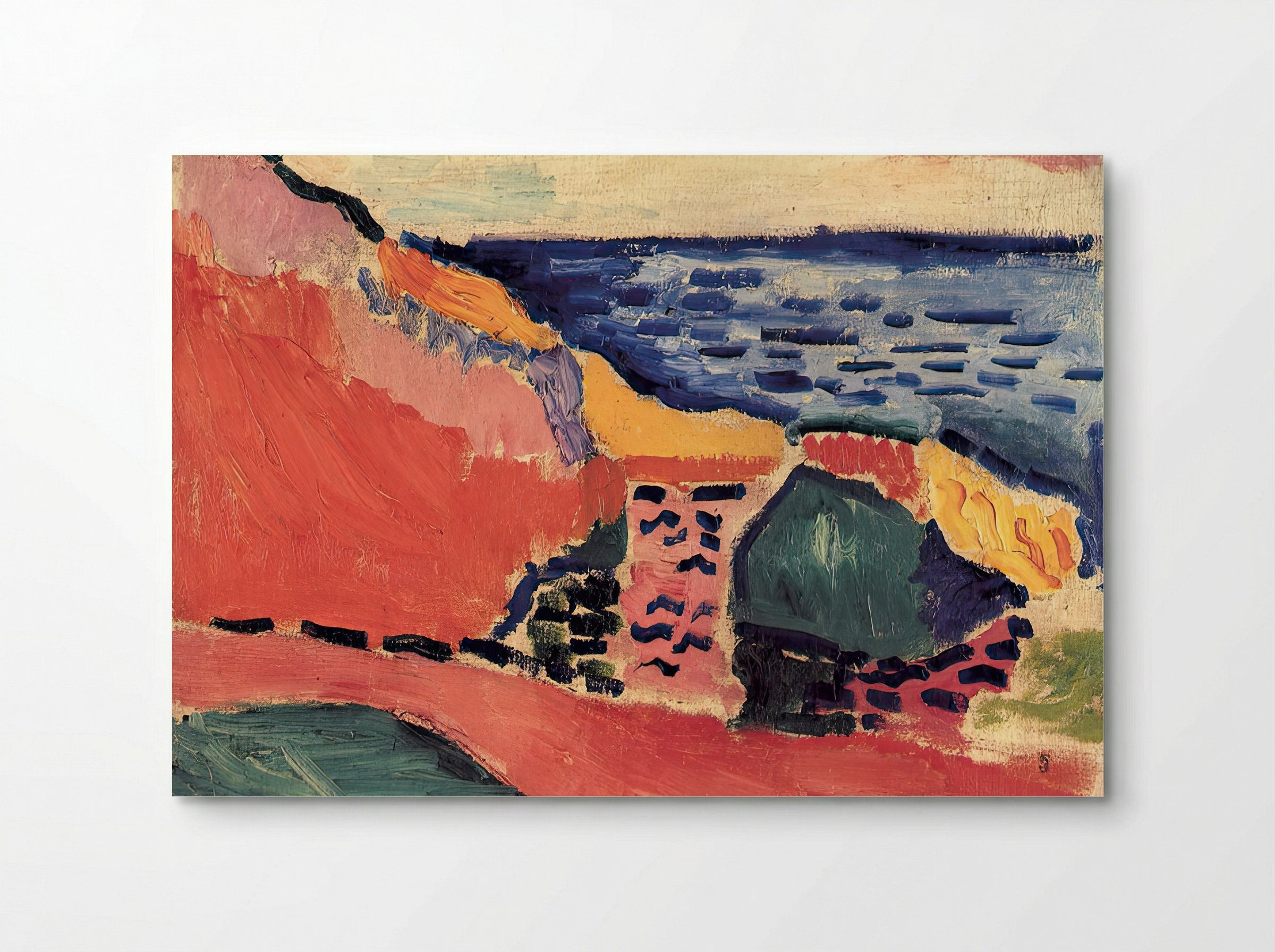 La Moulade, Collioure in the Summer by Henri Matisse – Fauvist Mediterranean Landscape Print - Poster
