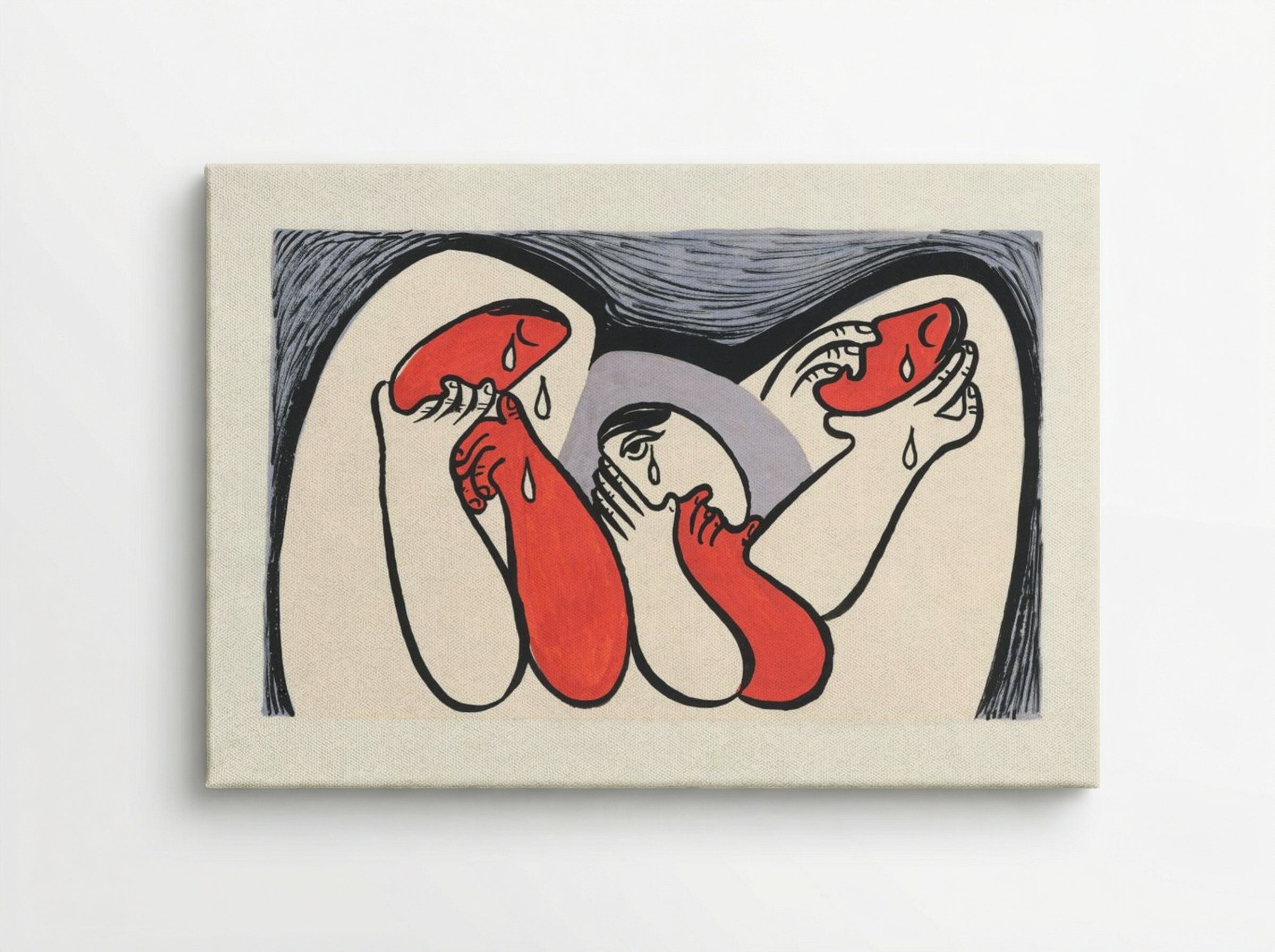 Crying Women - Mikuláš Galanda - Canvas