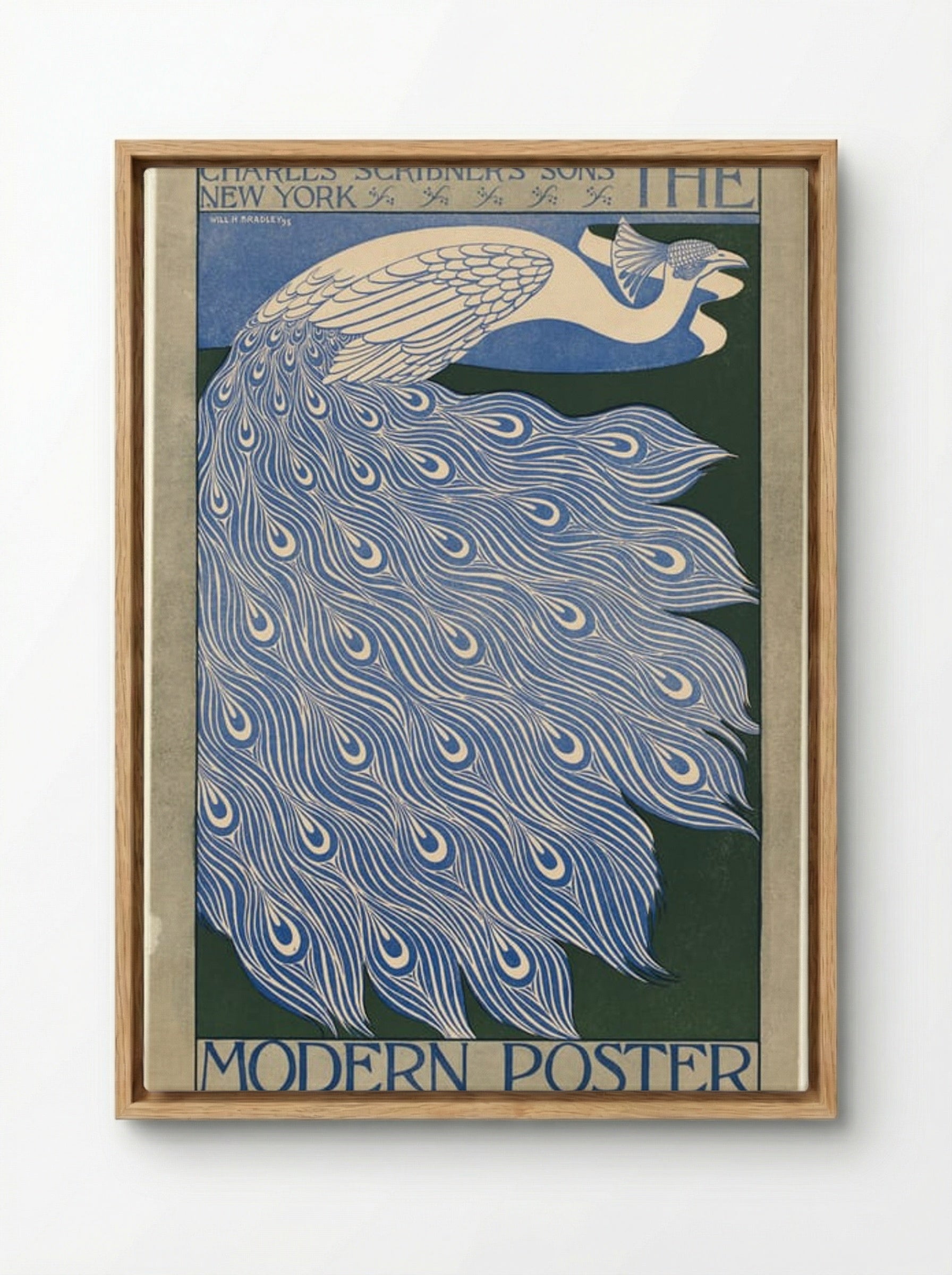 The Modern Poster - Will H. Bradley - Framed Canvas Wood