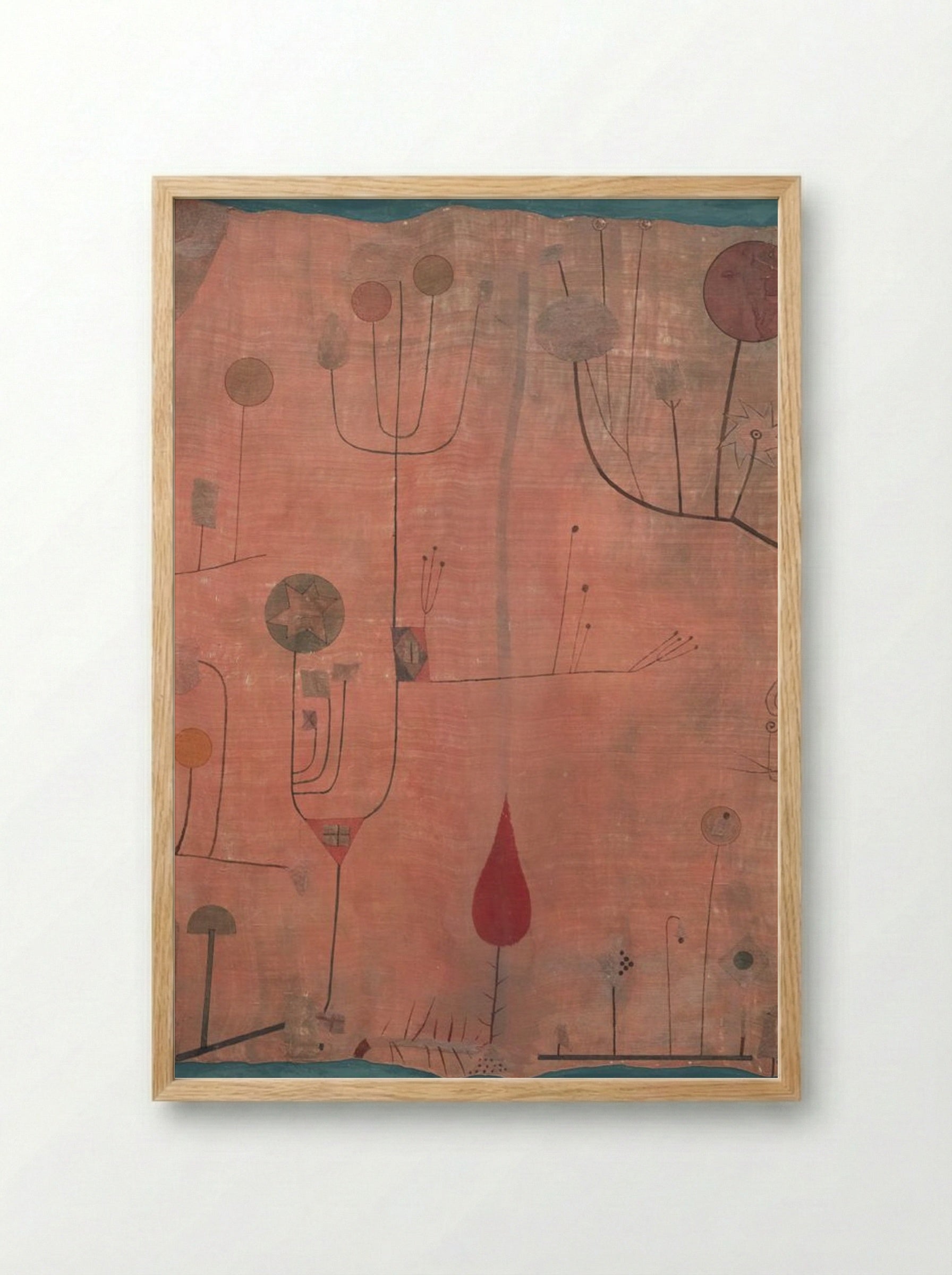 Fruits - Paul Klee - Framed Print Wood