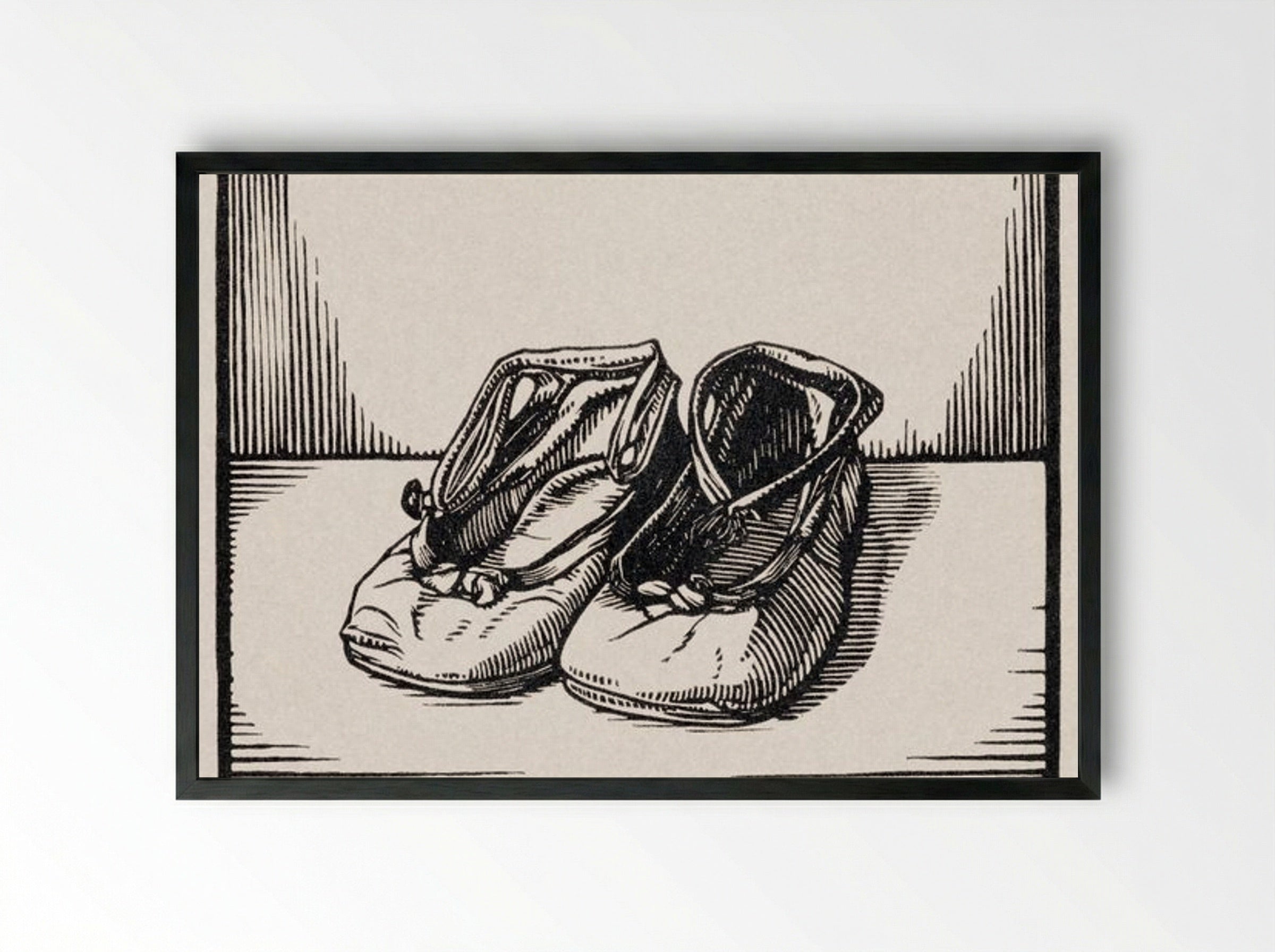 Pair of Shoes - Julie de Graag - Framed Print Black