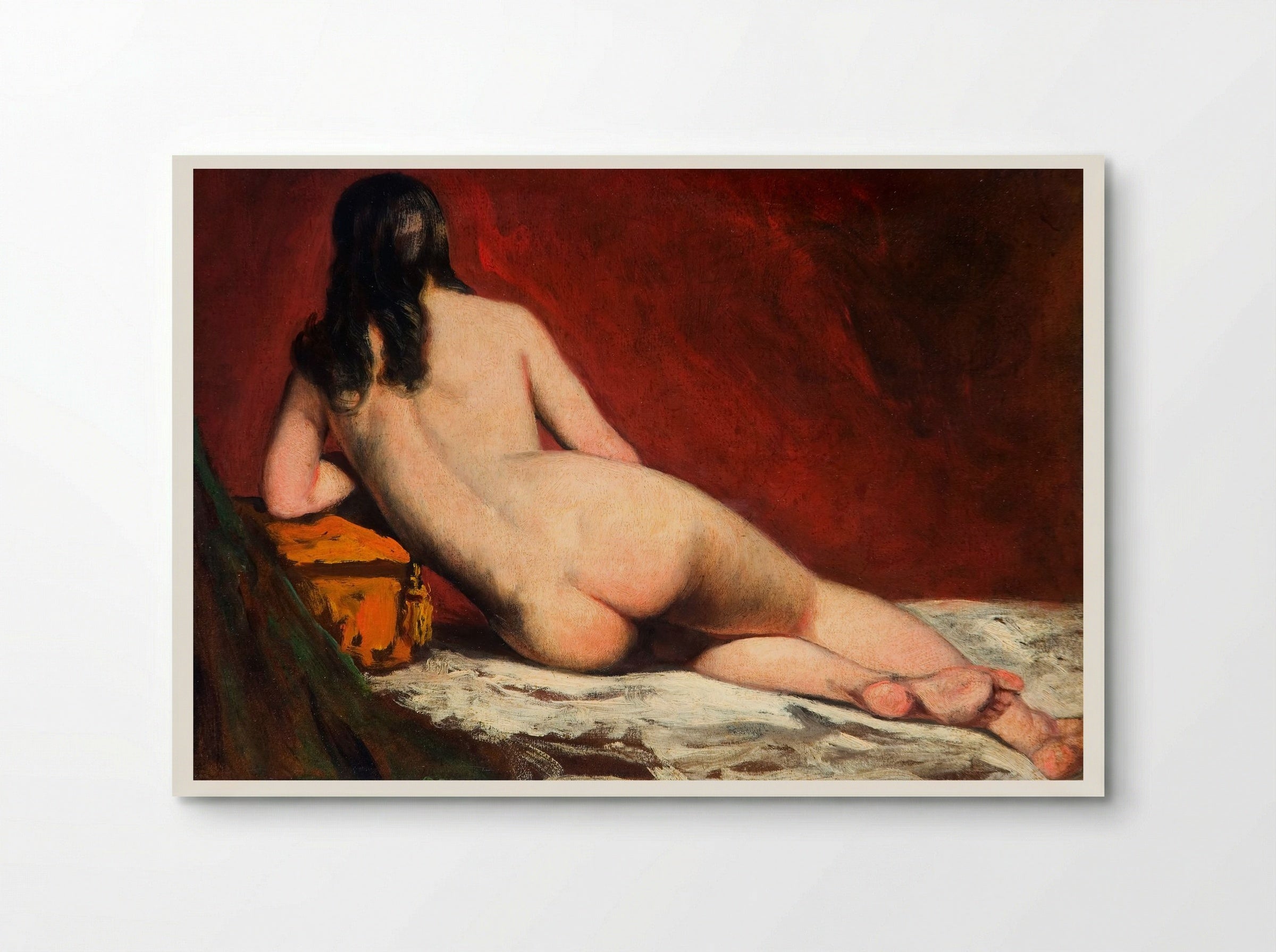 Nude Study of a Reclining Woman - William Etty - Poster