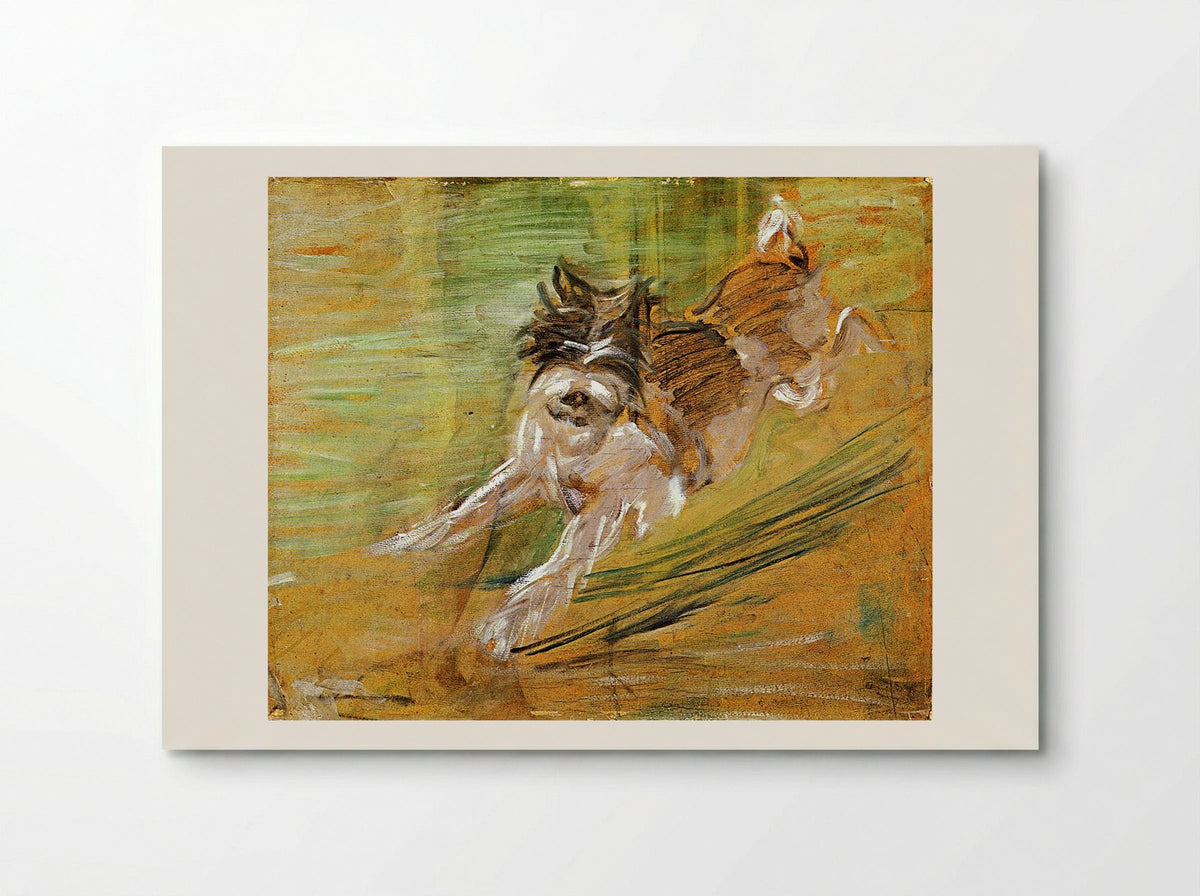 Jumping Dog - Wilhelm Schlick - Poster