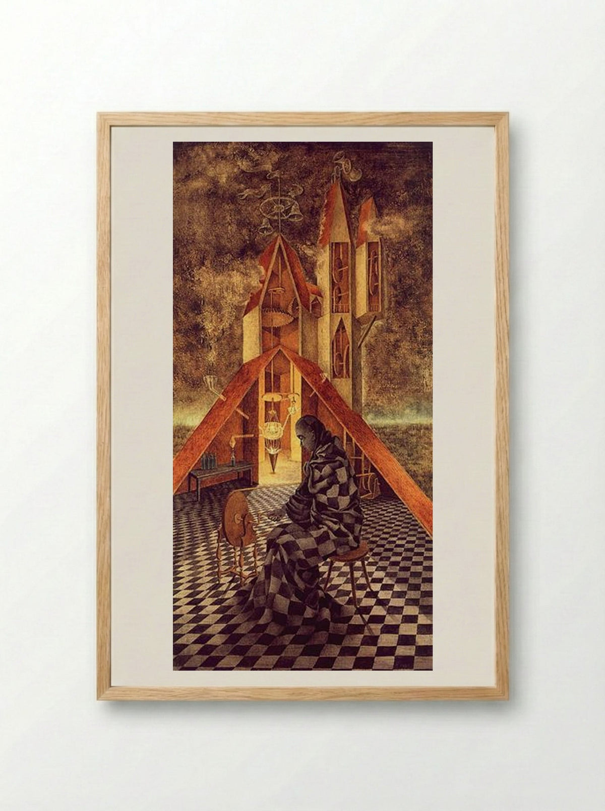 Alchemy or the Useless Science - Remedios Varo - Framed Print Wood